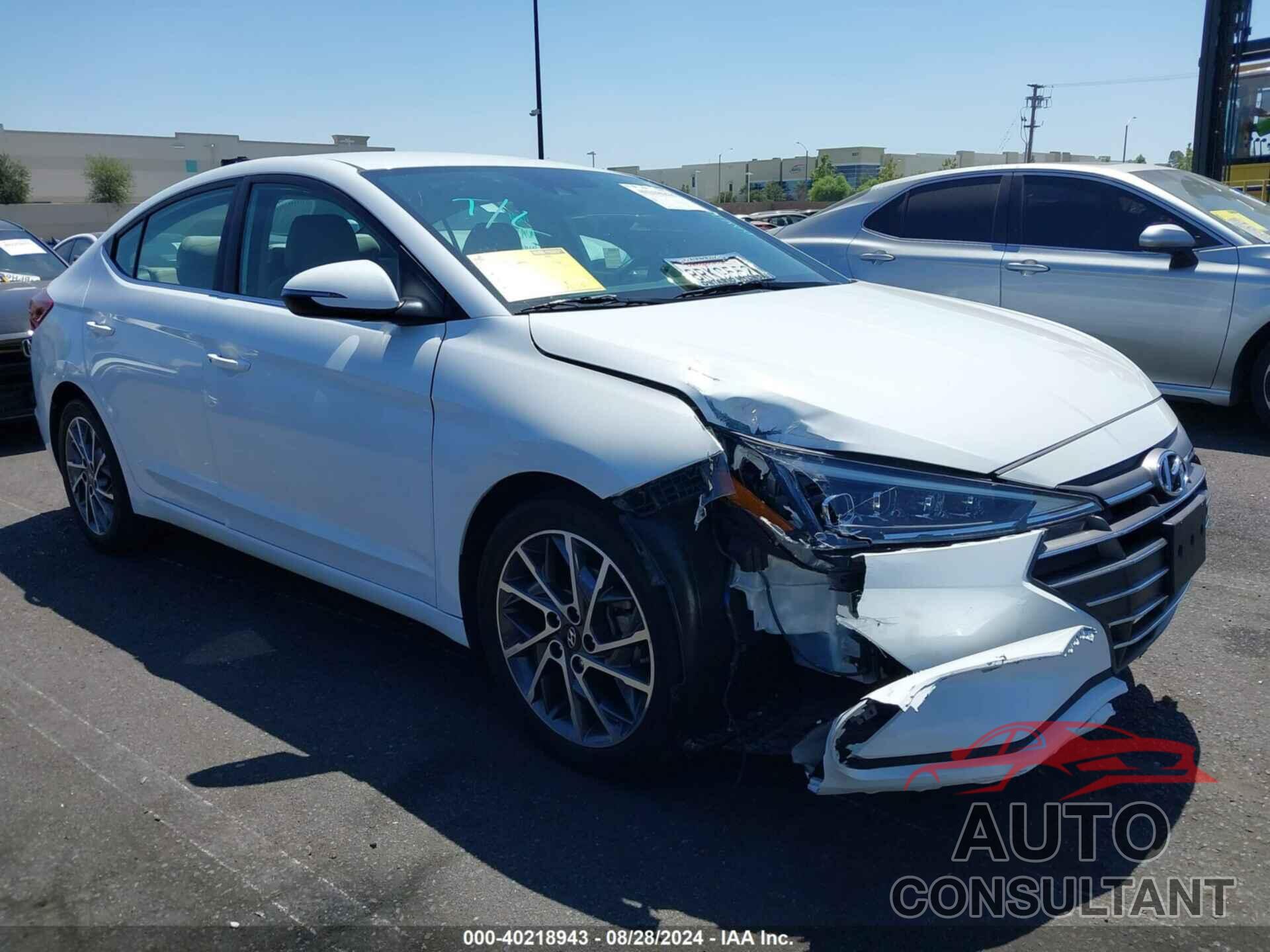 HYUNDAI ELANTRA 2020 - 5NPD84LFXLH590197