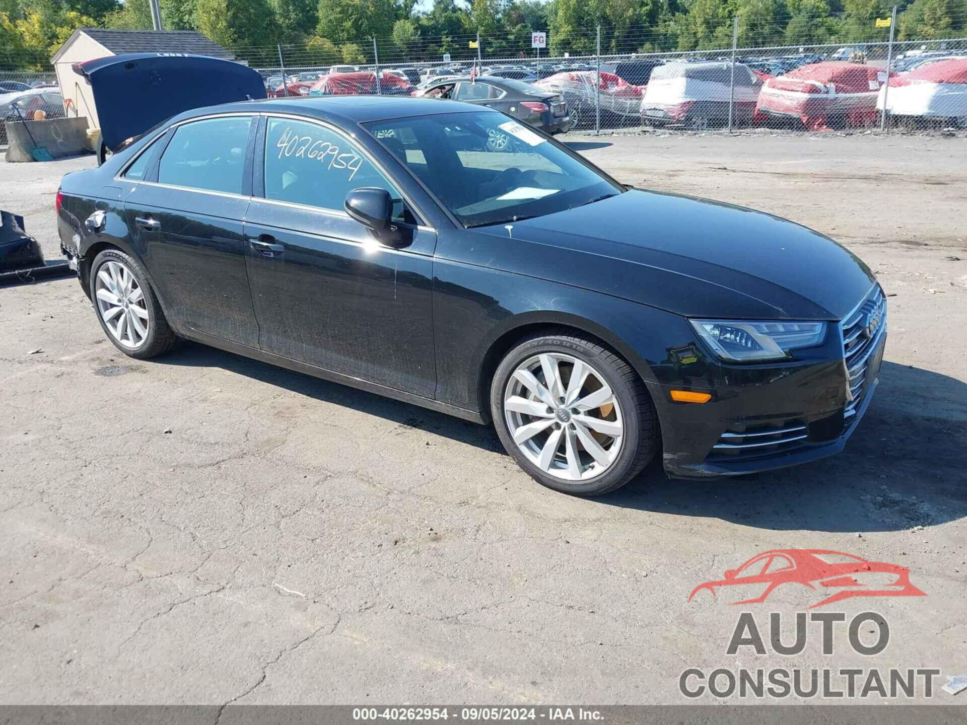 AUDI A4 2017 - WAUANAF42HN070200