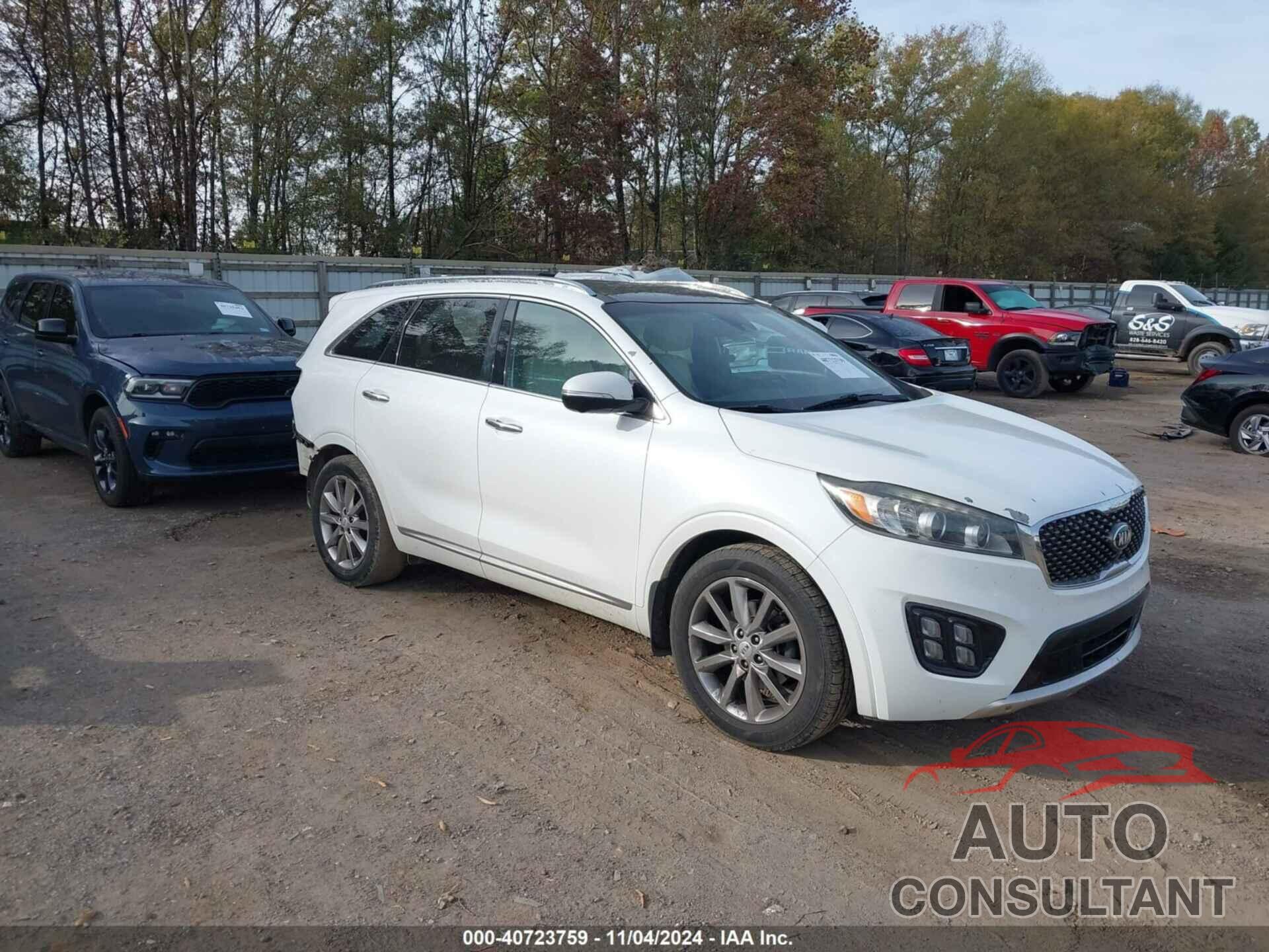 KIA SORENTO 2016 - 5XYPK4A58GG075513