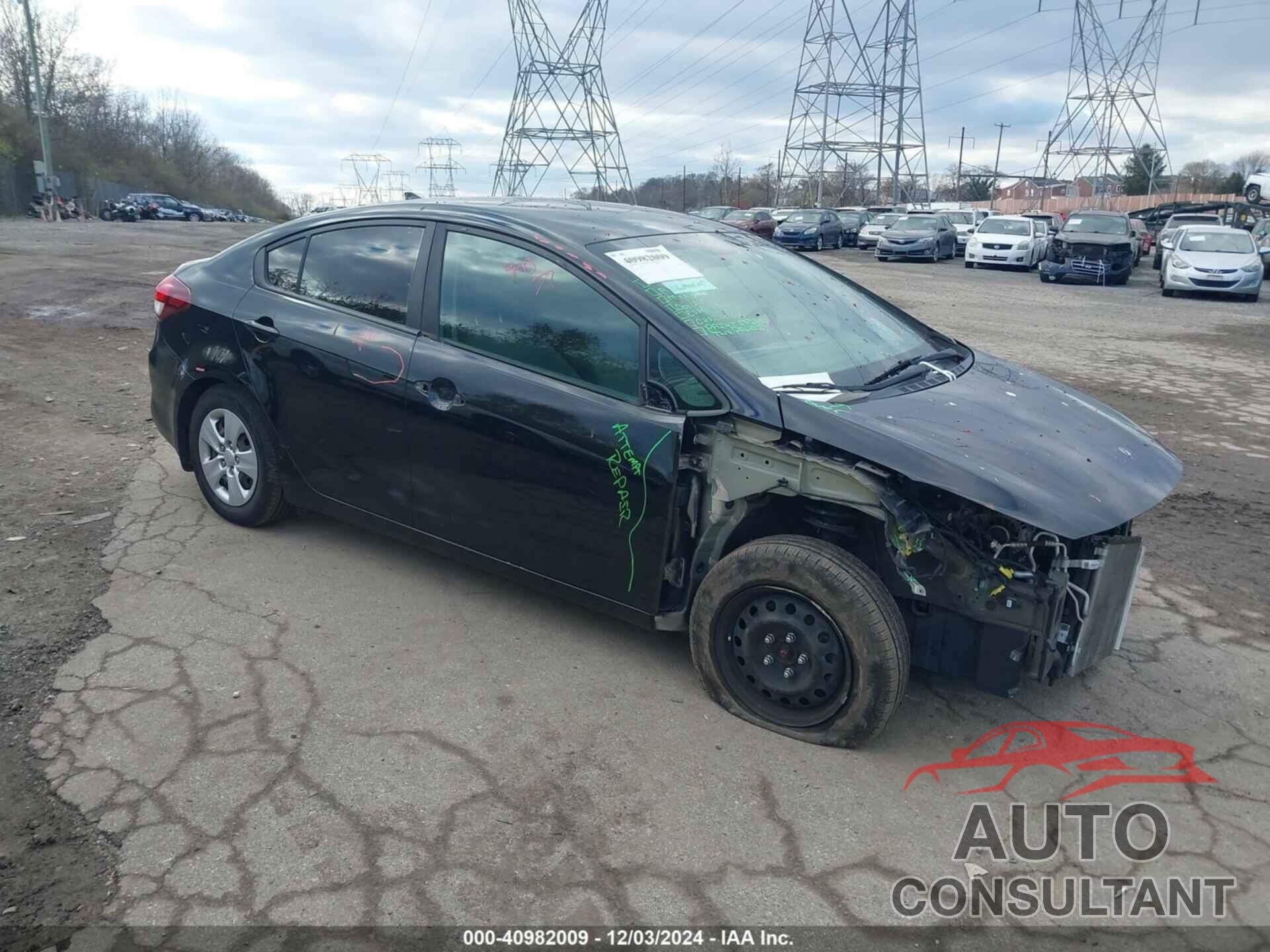 KIA FORTE 2017 - 3KPFK4A78HE130375