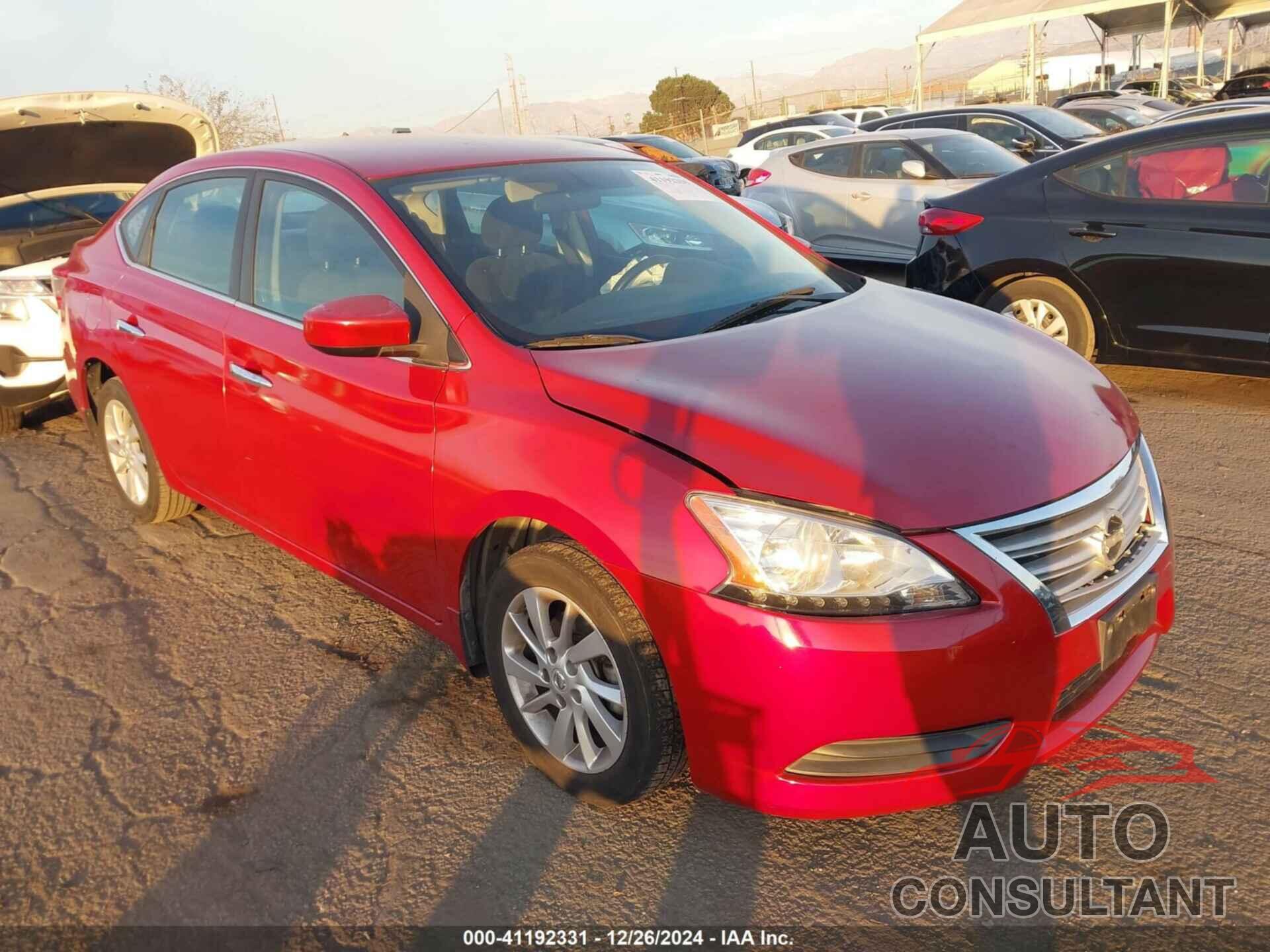 NISSAN SENTRA 2013 - 3N1AB7AP2DL767010