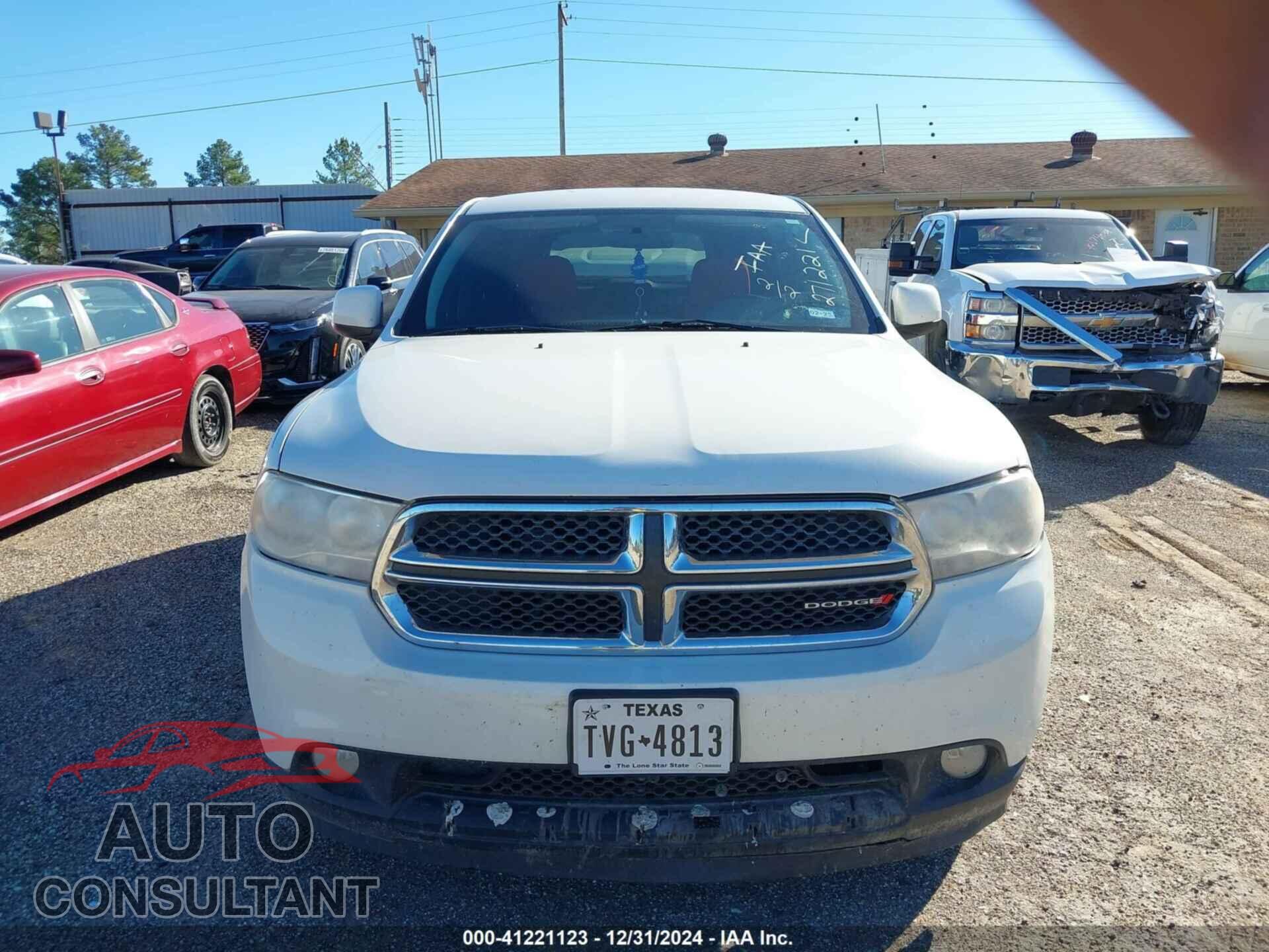 DODGE DURANGO 2012 - 1C4RDHAG8CC271221
