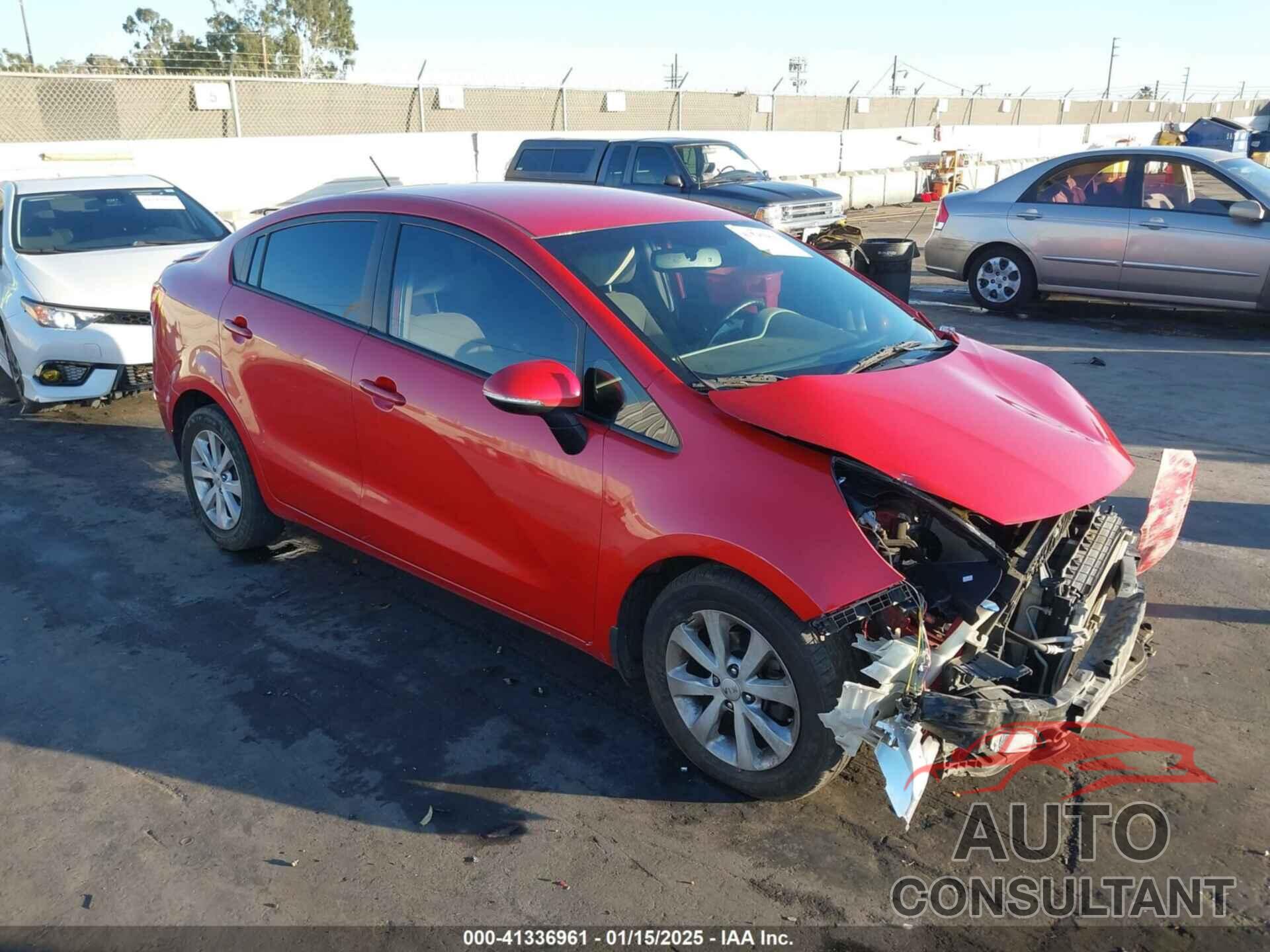 KIA RIO 2013 - KNADN4A30D6164254