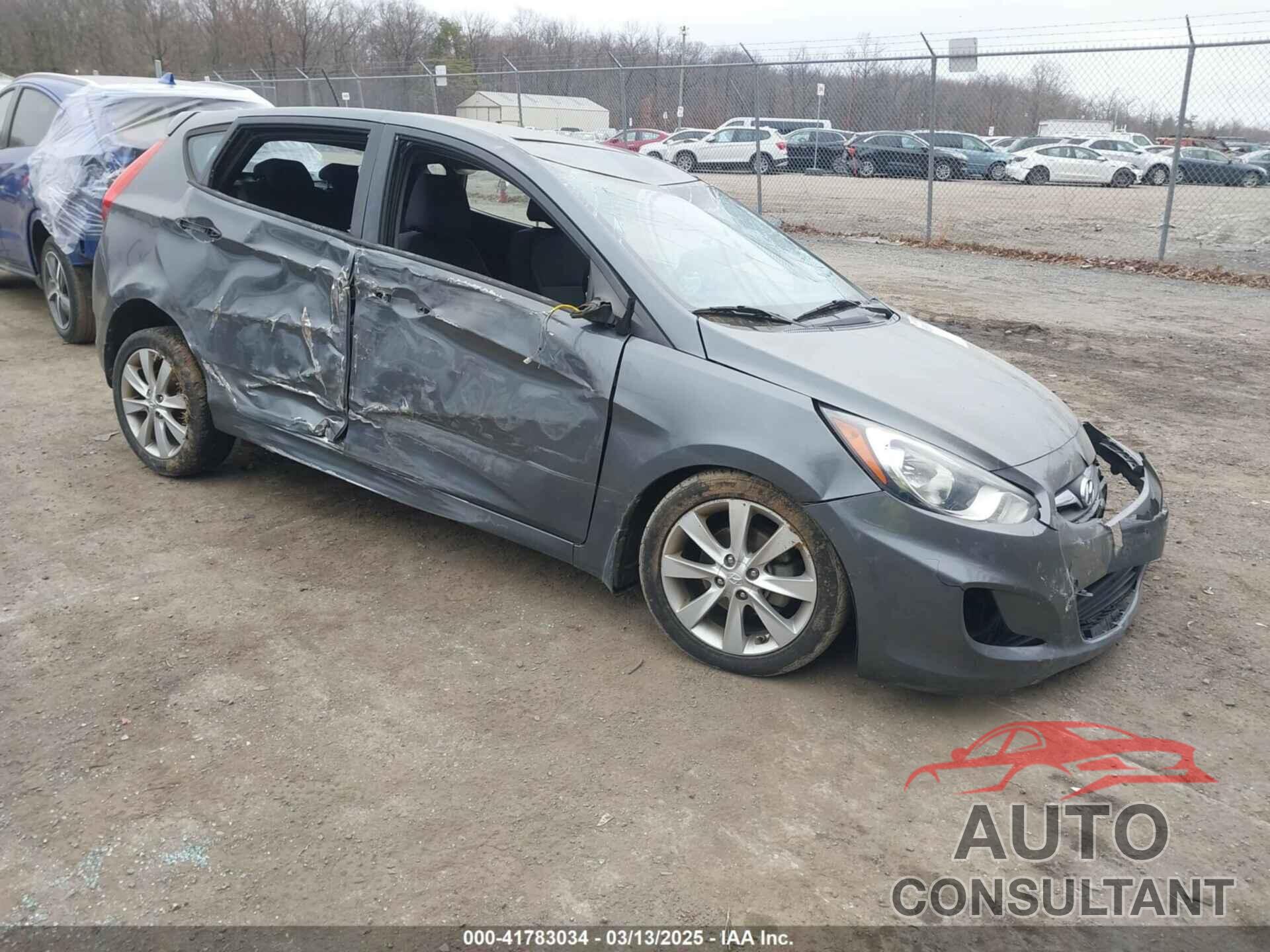 HYUNDAI ACCENT 2013 - KMHCU5AE1DU091931