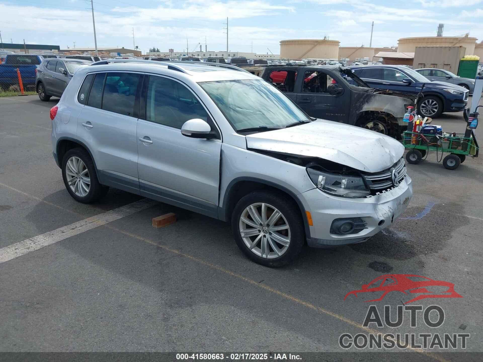 VOLKSWAGEN TIGUAN 2013 - WVGBV3AX1DW578159