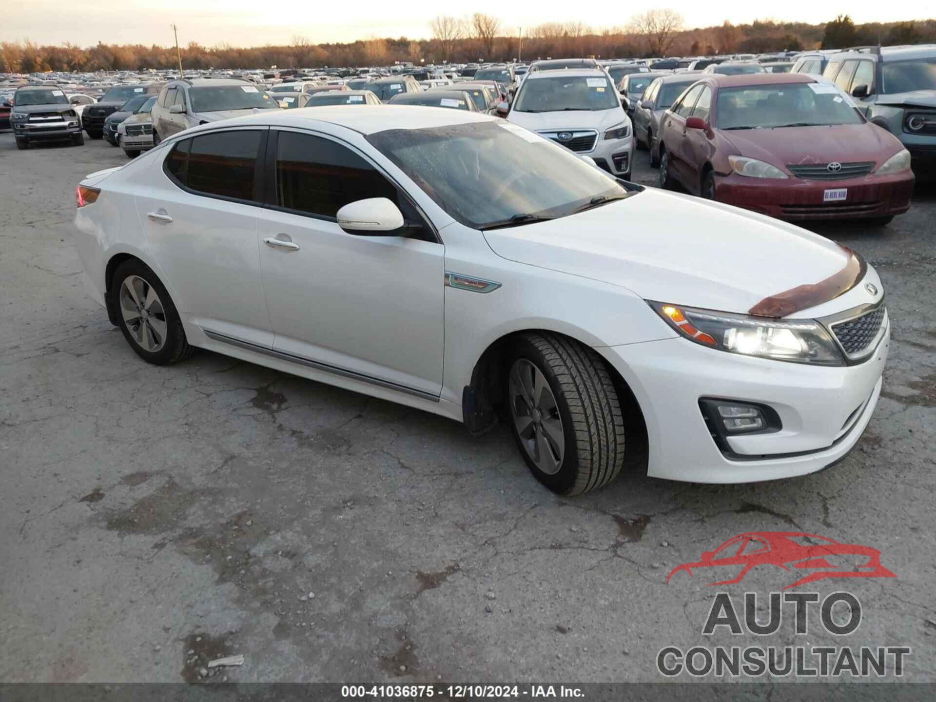 KIA OPTIMA HYBRID 2015 - KNAGN4AD0F5088100