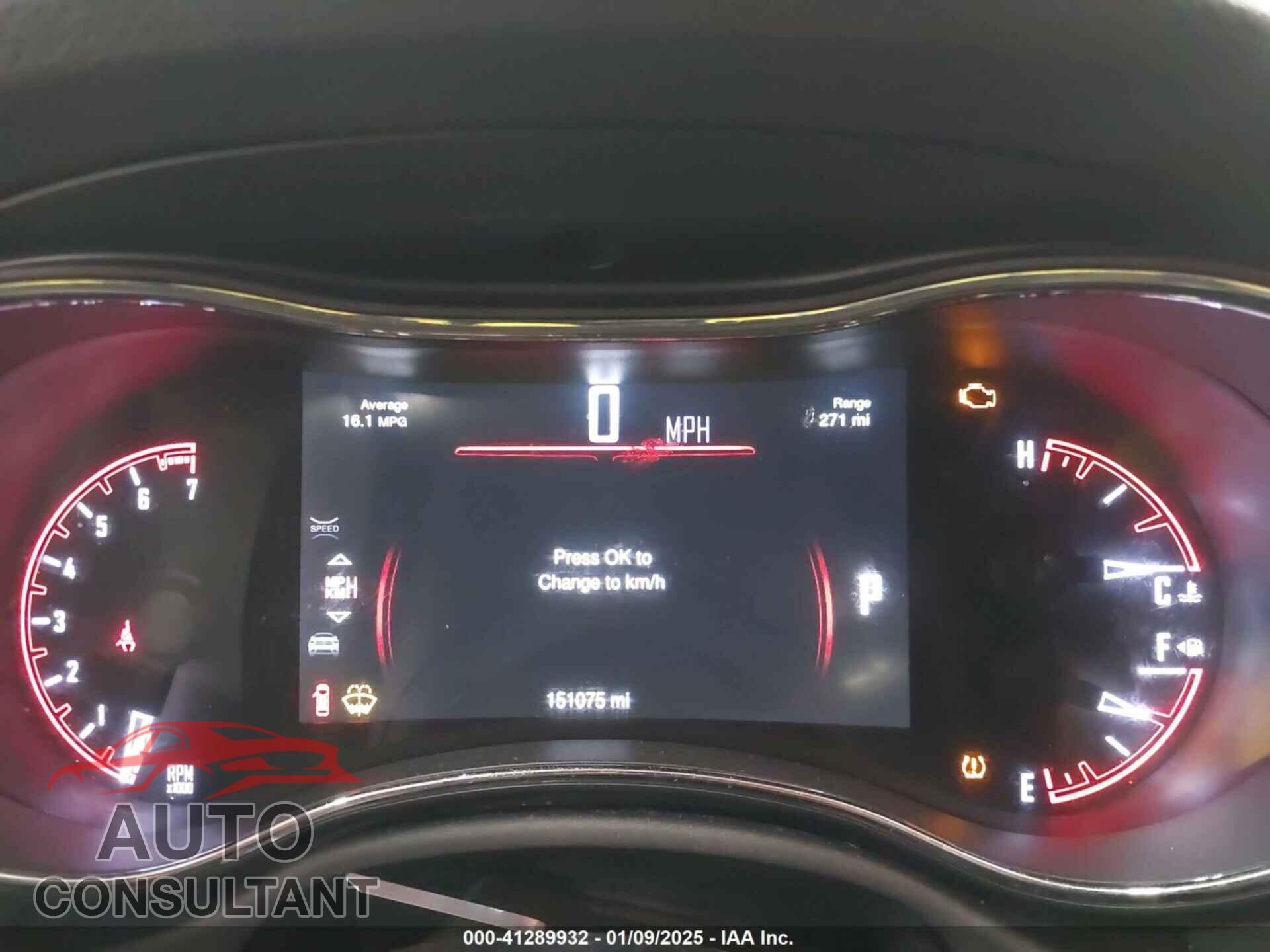 DODGE DURANGO 2015 - 1C4RDJDG4FC873802