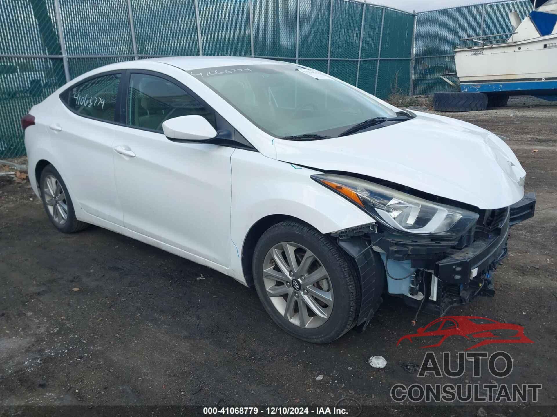 HYUNDAI ELANTRA 2016 - 5NPDH4AE6GH753007
