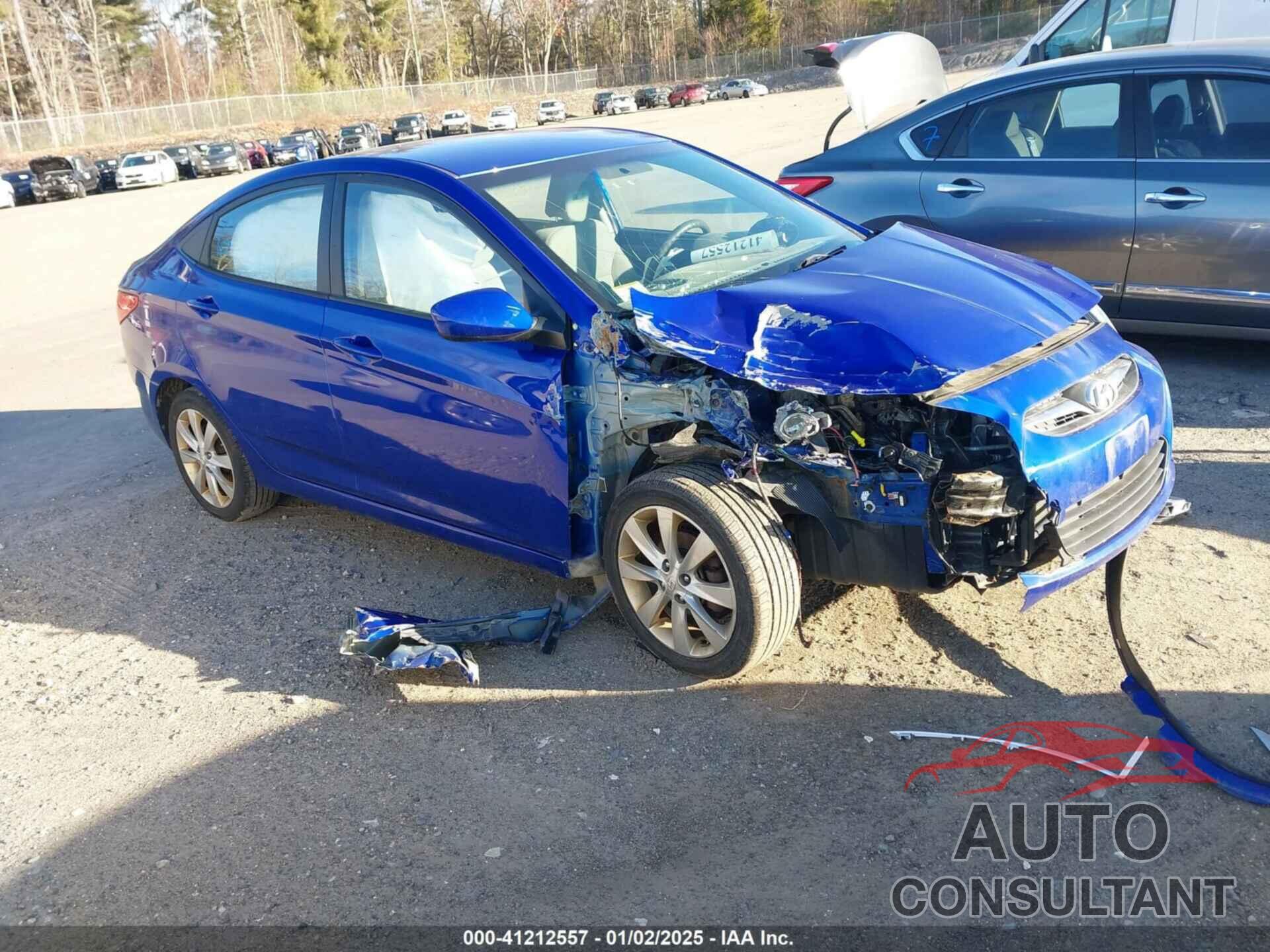 HYUNDAI ACCENT 2014 - KMHCU4AE4EU761760