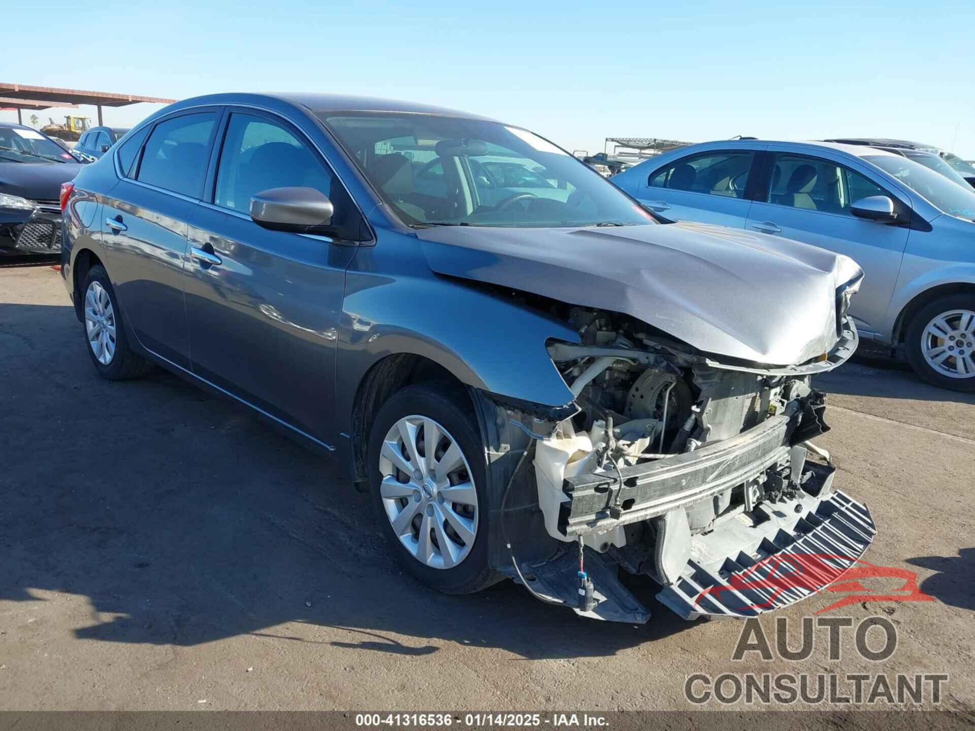 NISSAN SENTRA 2019 - 3N1AB7AP2KY329376