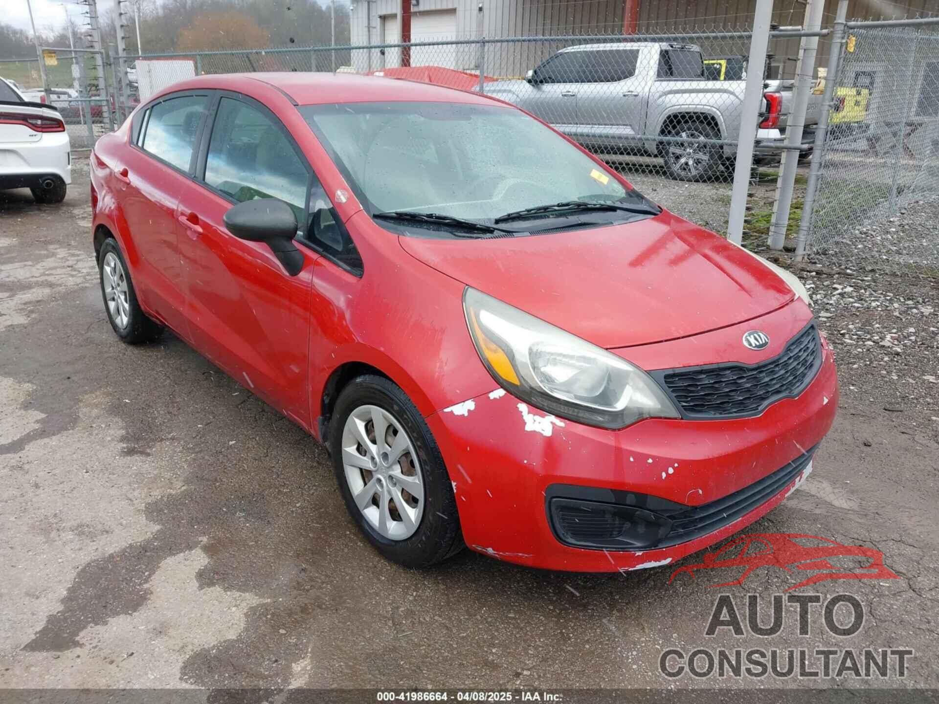 KIA RIO 2013 - KNADM4A34D6310495