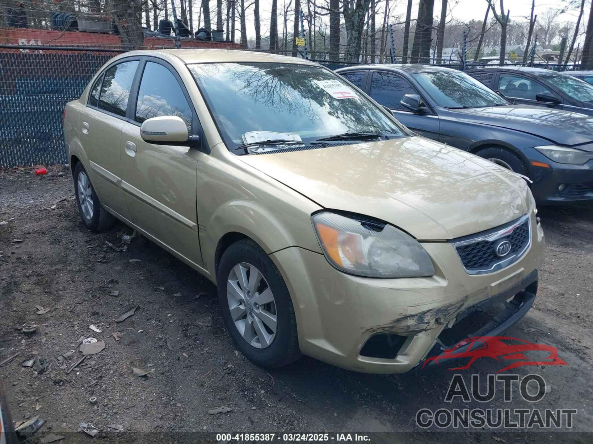 KIA RIO 2010 - KNADH4A35A6629467