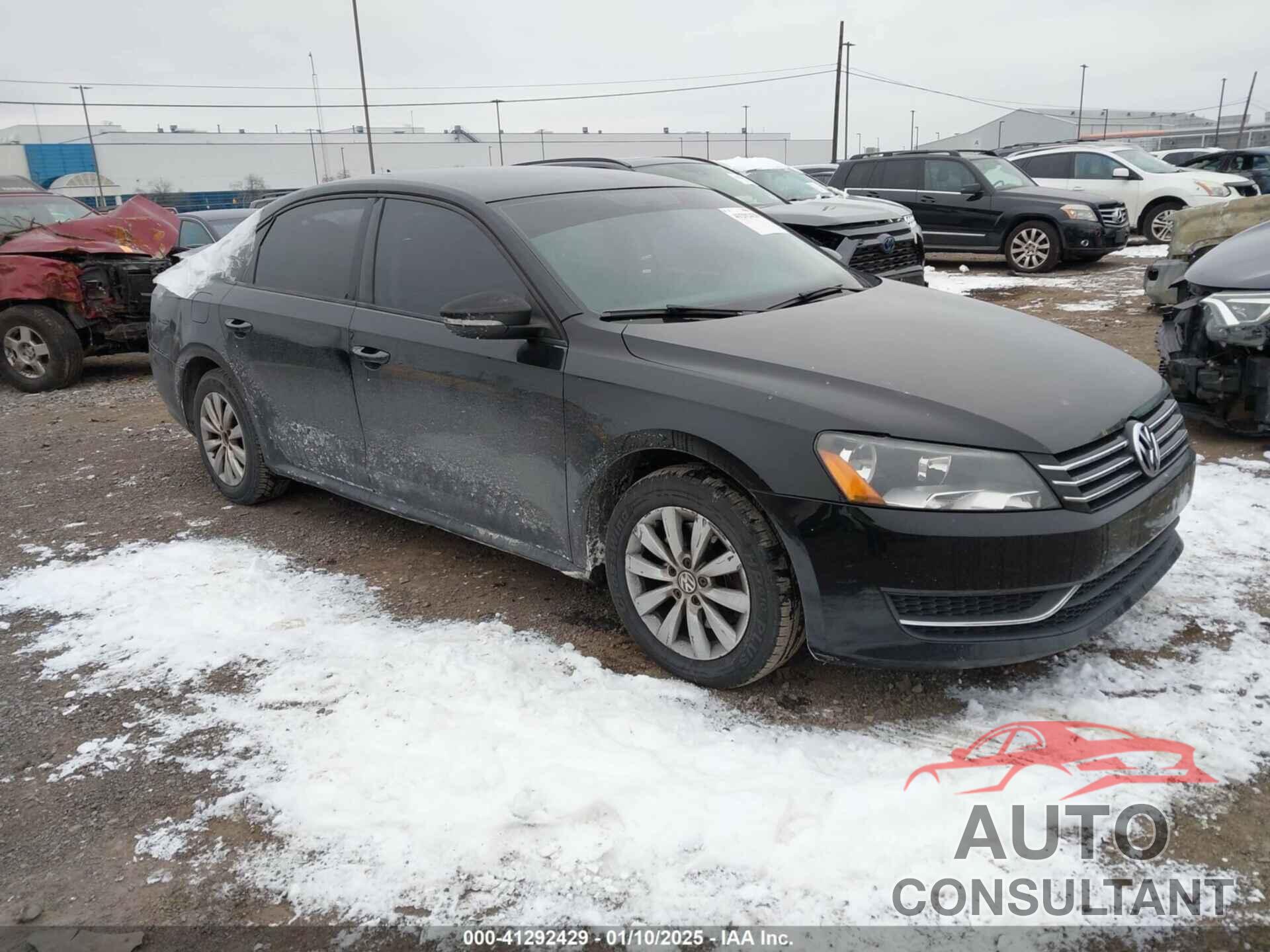 VOLKSWAGEN PASSAT 2012 - 1VWAP7A3XCC015736