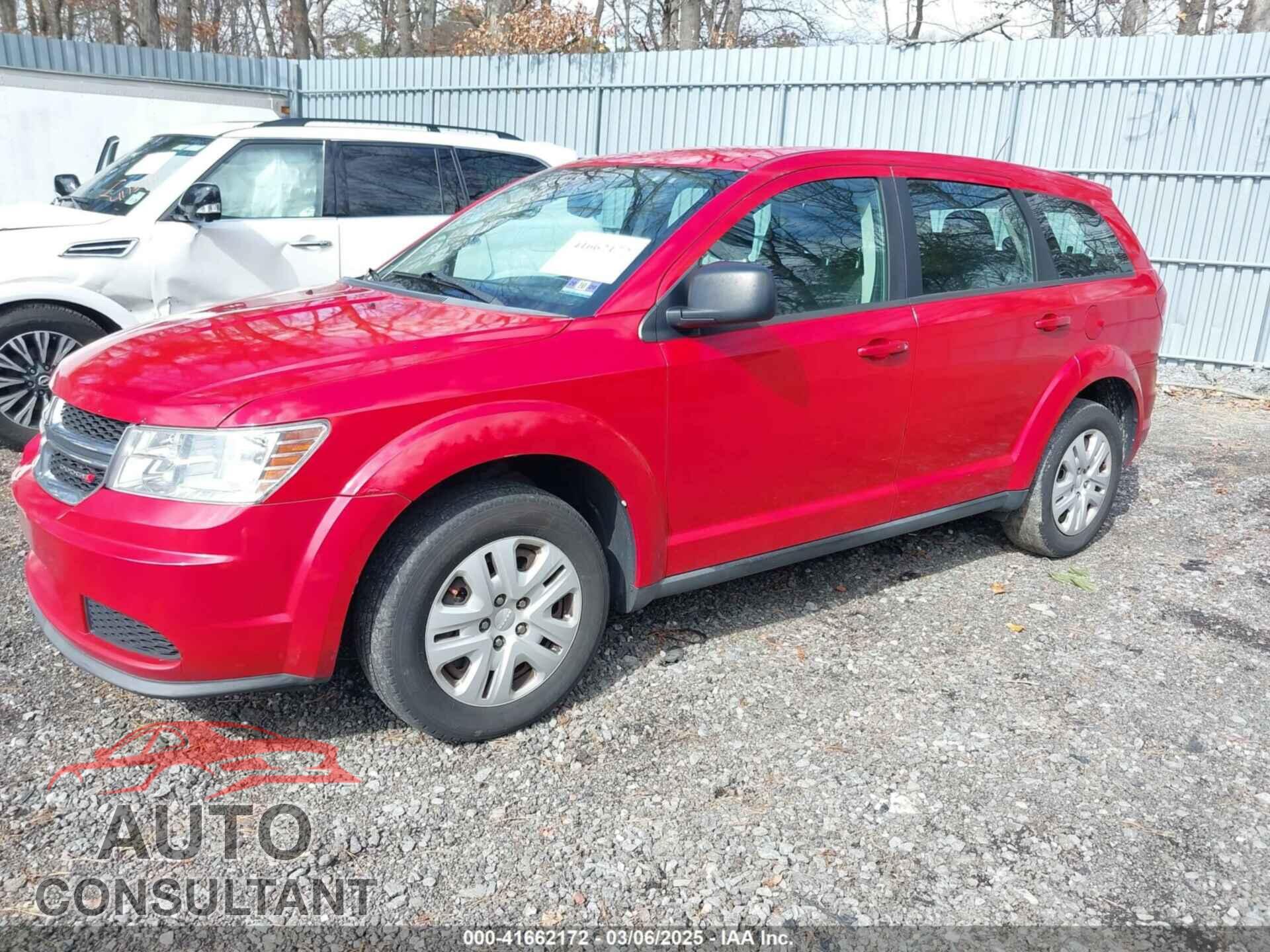 DODGE JOURNEY 2013 - 3C4PDCABXDT721228