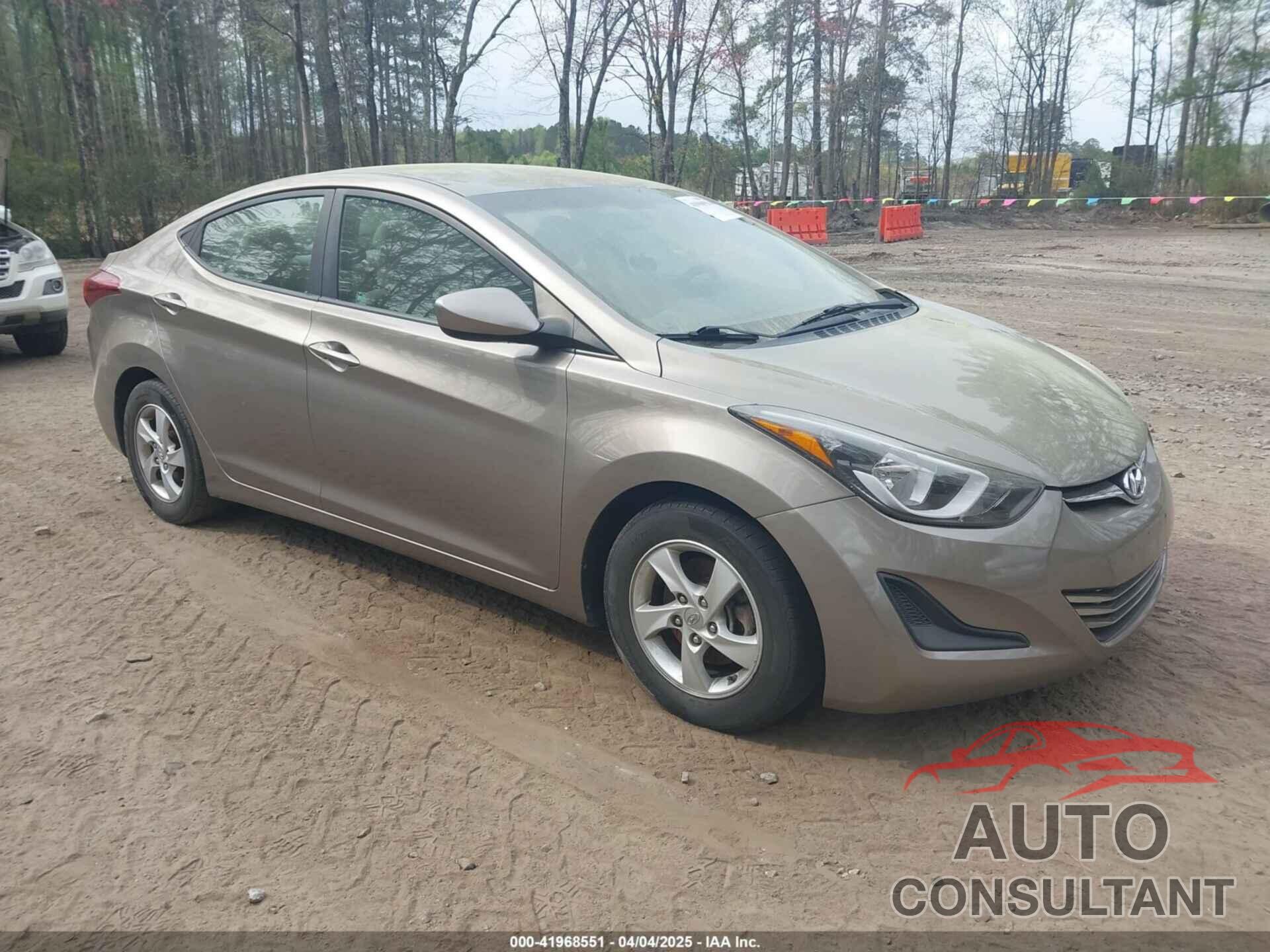 HYUNDAI ELANTRA 2014 - 5NPDH4AE7EH526325