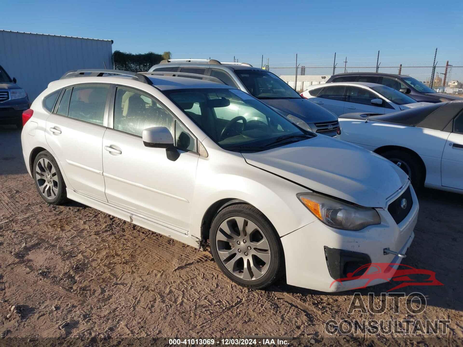 SUBARU IMPREZA 2013 - JF1GPAL66DG209309