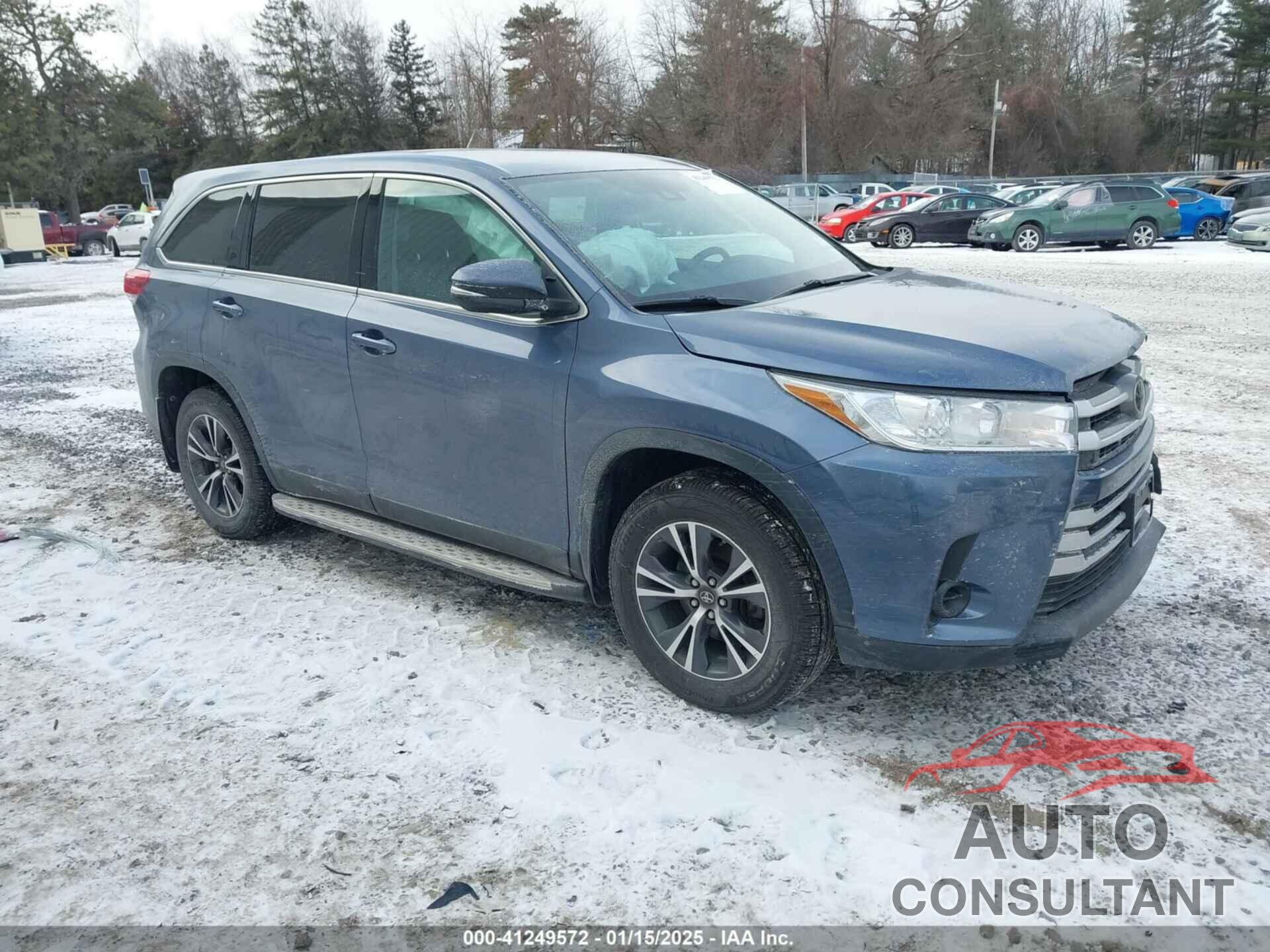 TOYOTA HIGHLANDER 2019 - 5TDBZRFH4KS738142