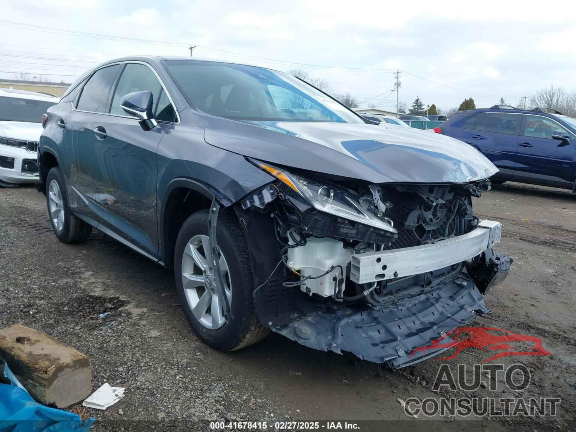 LEXUS RX 350 2017 - 2T2BZMCA0HC118217