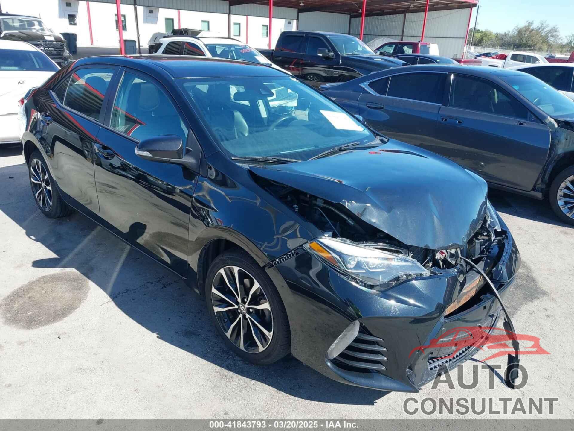 TOYOTA COROLLA 2017 - 5YFBURHE1HP630340