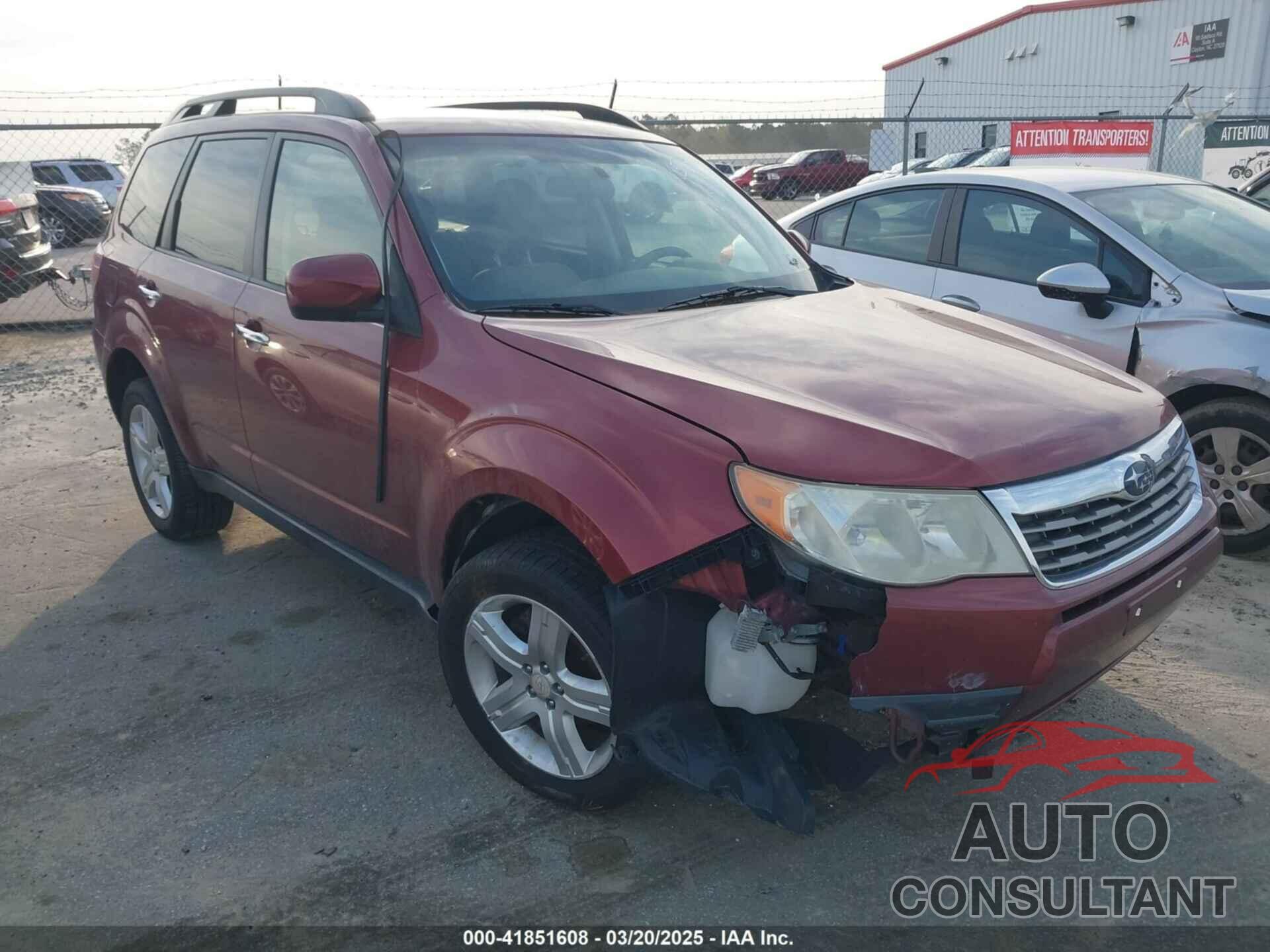 SUBARU FORESTER 2010 - JF2SH6CC6AH770508
