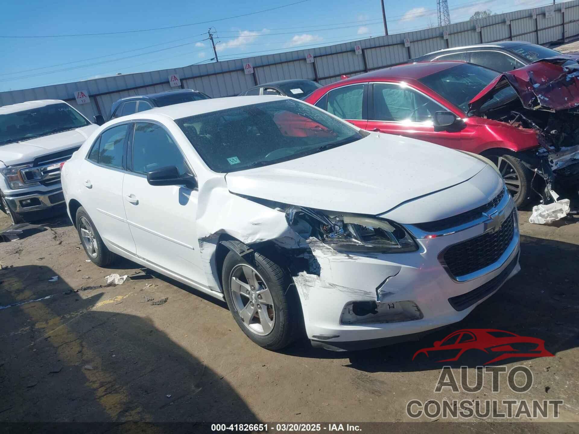 CHEVROLET MALIBU 2015 - 1G11B5SL4FF313604