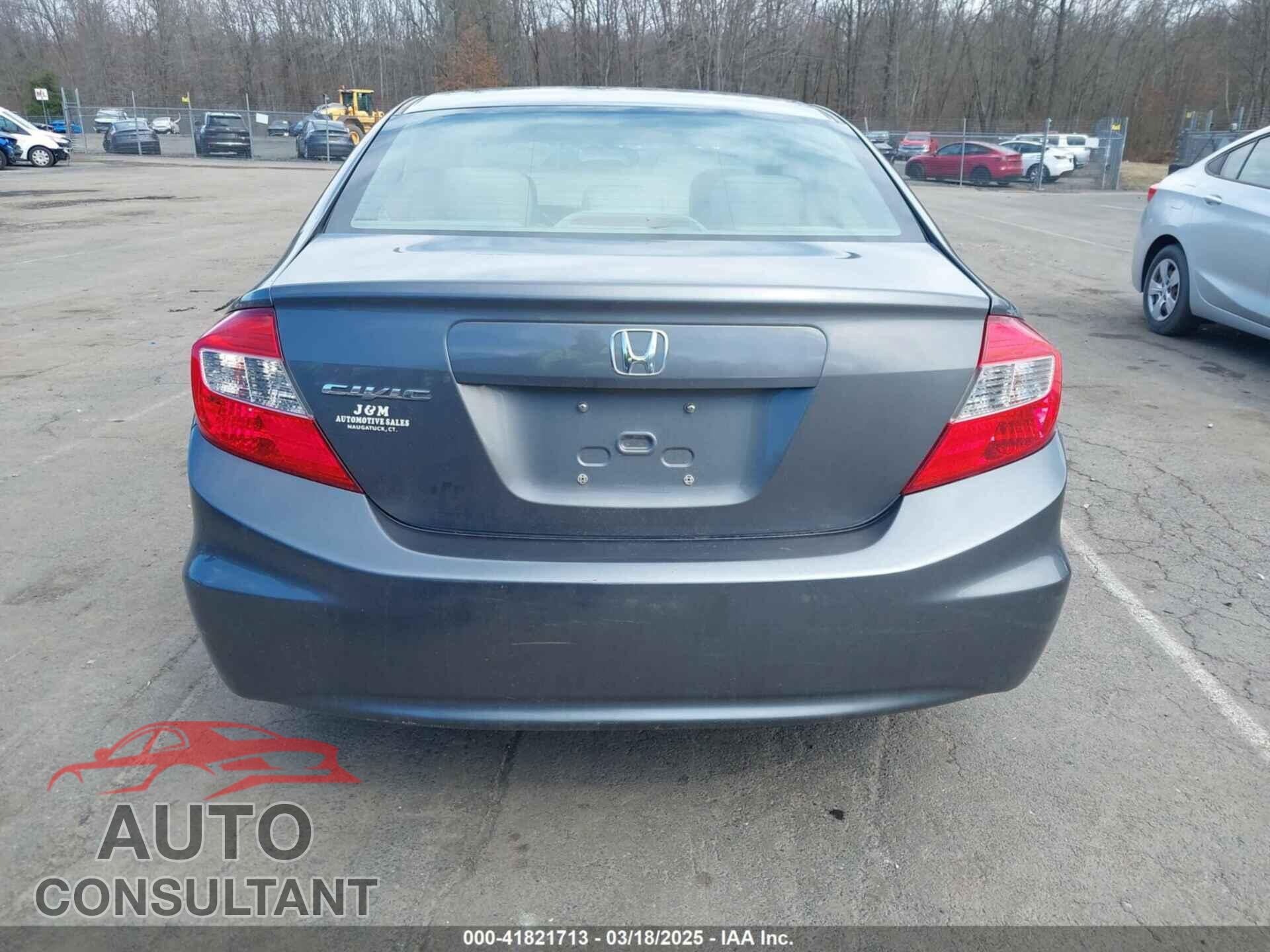 HONDA CIVIC 2012 - 19XFB2F96CE308128