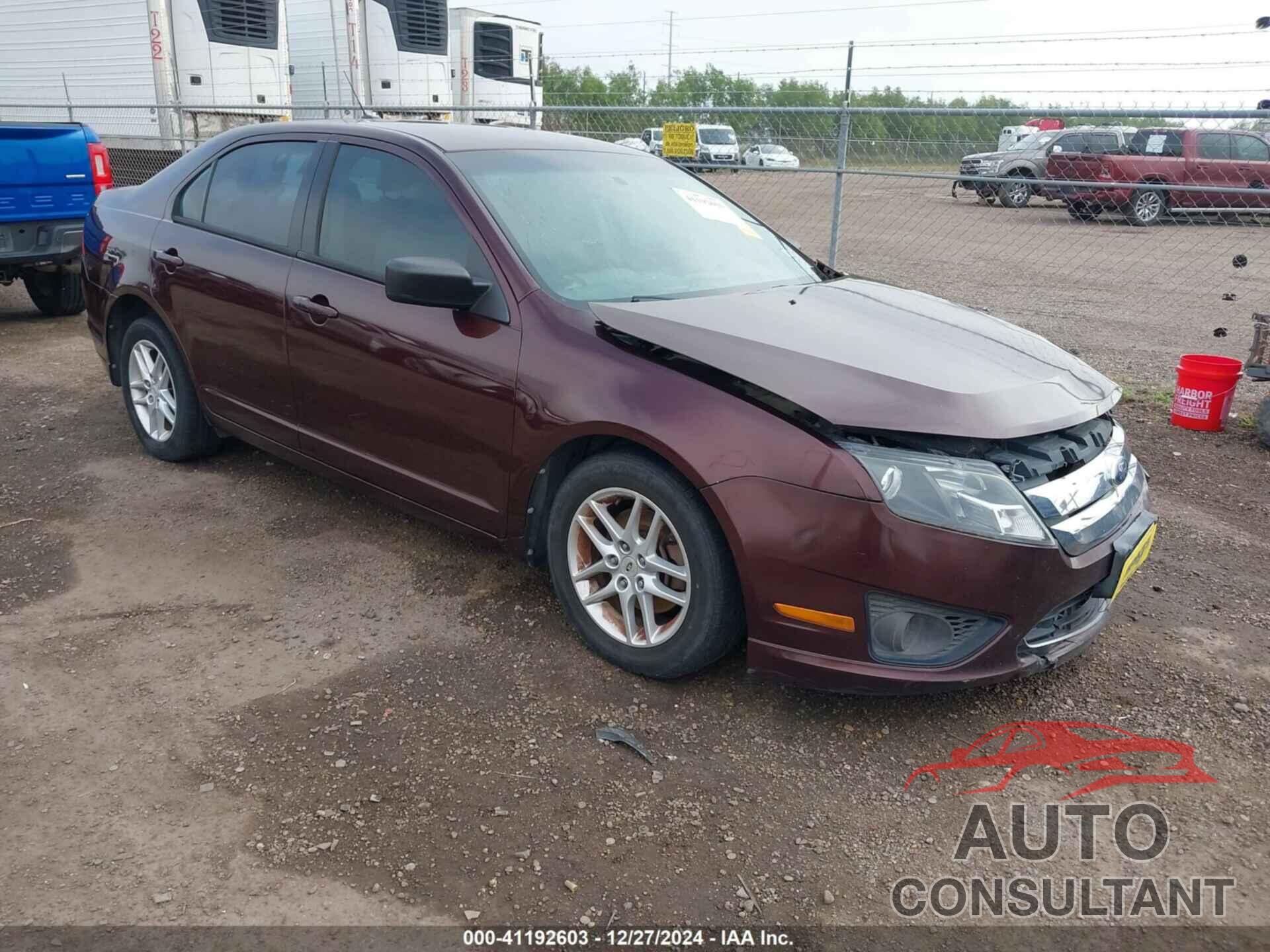 FORD FUSION 2012 - 3FAHP0GA3CR217940