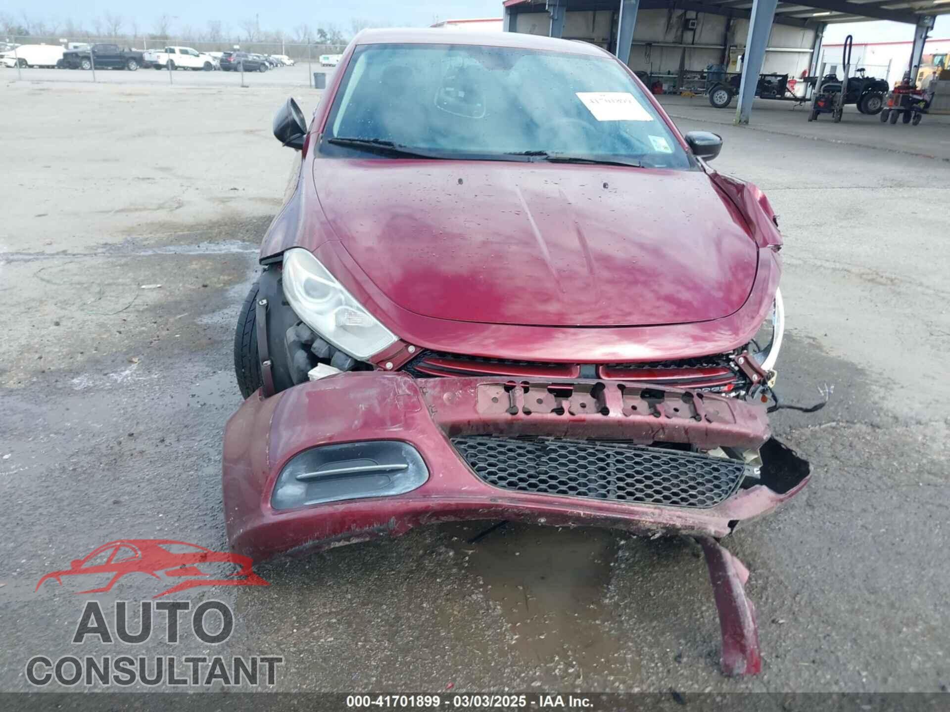 DODGE DART 2015 - 1C3CDFAA1FD345605