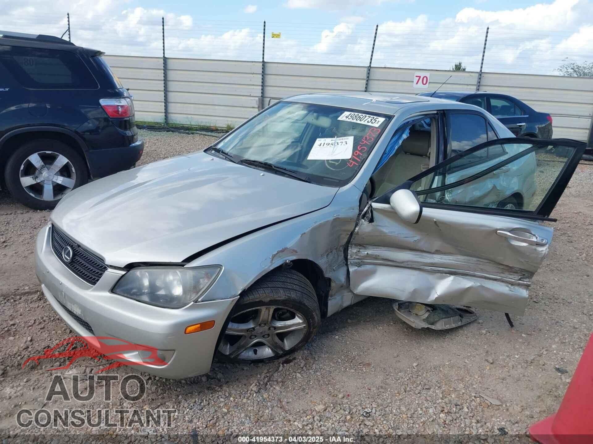 LEXUS IS 300 2004 - JTHBD192940082113