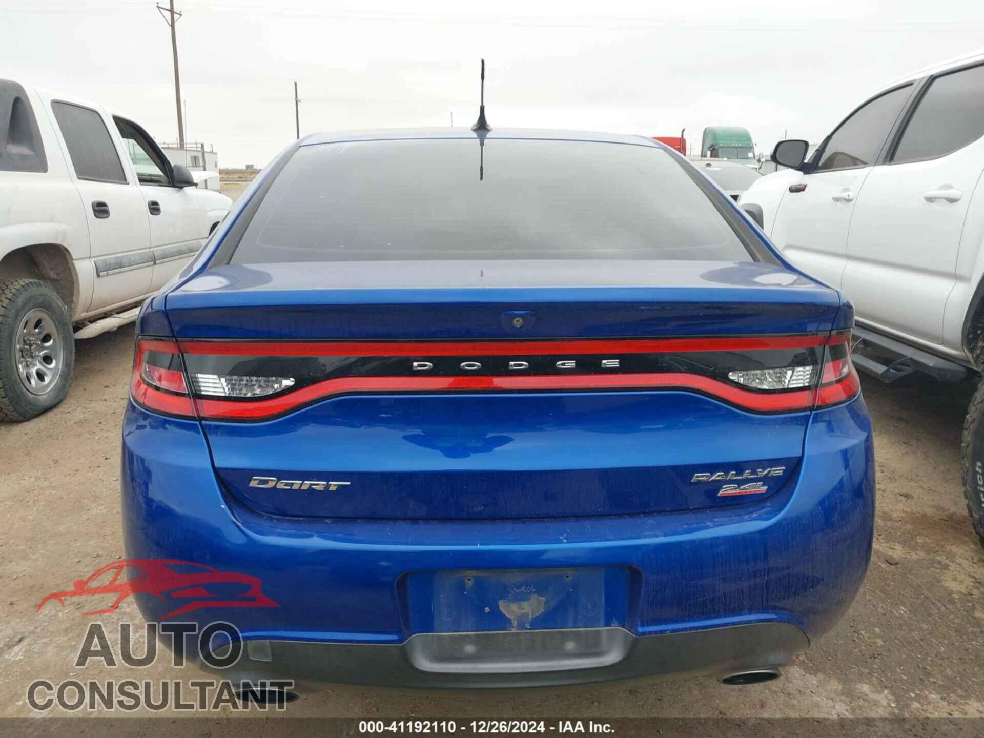 DODGE DART 2014 - 1C3CDFBB0ED669375