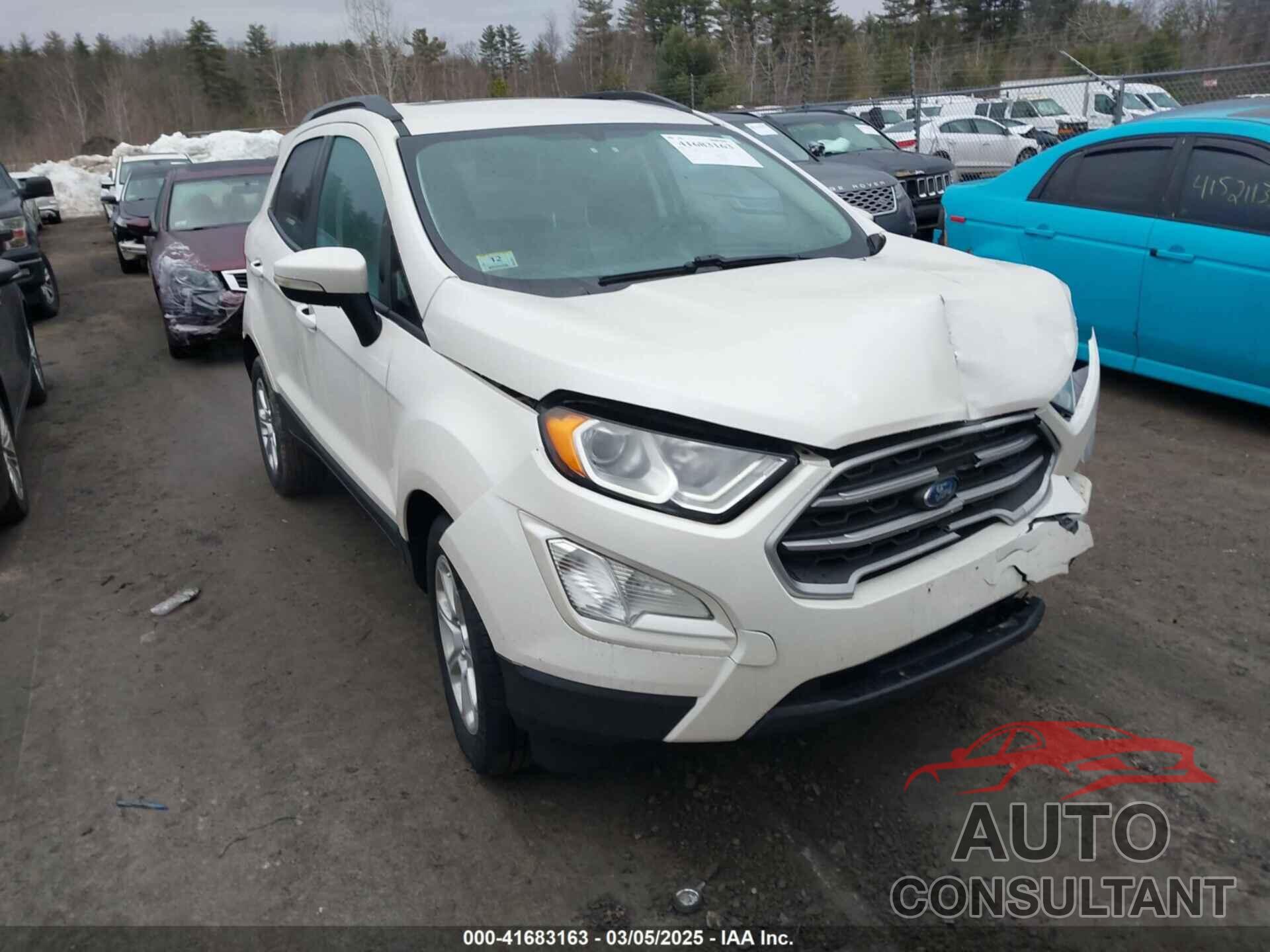 FORD ECOSPORT 2018 - MAJ3P1TE9JC217302