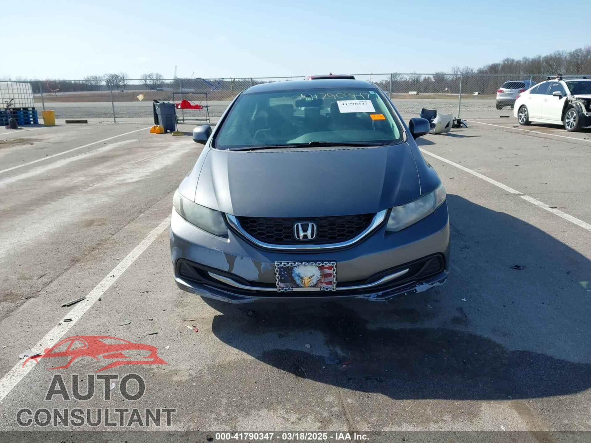 HONDA CIVIC 2013 - 19XFB2F58DE027365