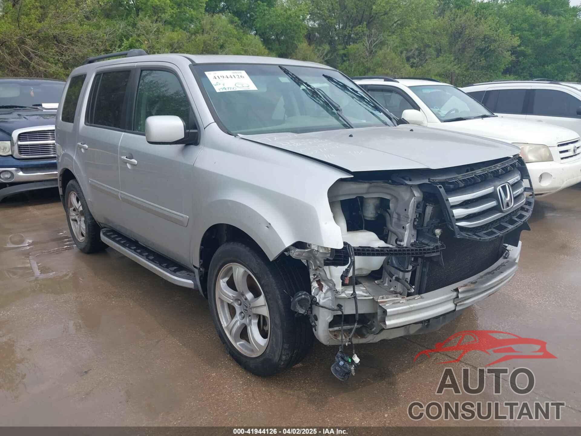 HONDA PILOT 2012 - 5FNYF3H54CB011401