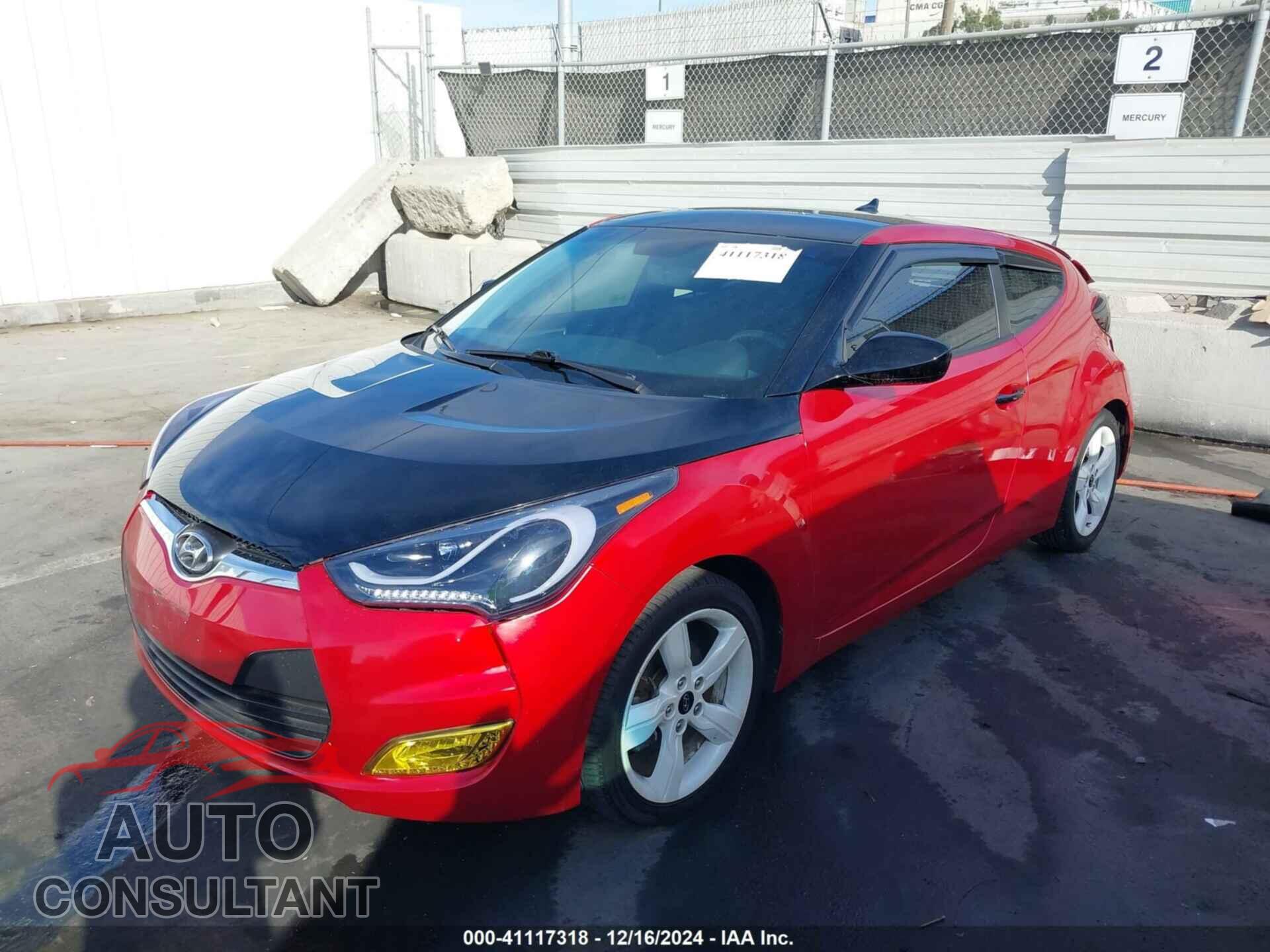 HYUNDAI VELOSTER 2015 - KMHTC6AD2FU245260