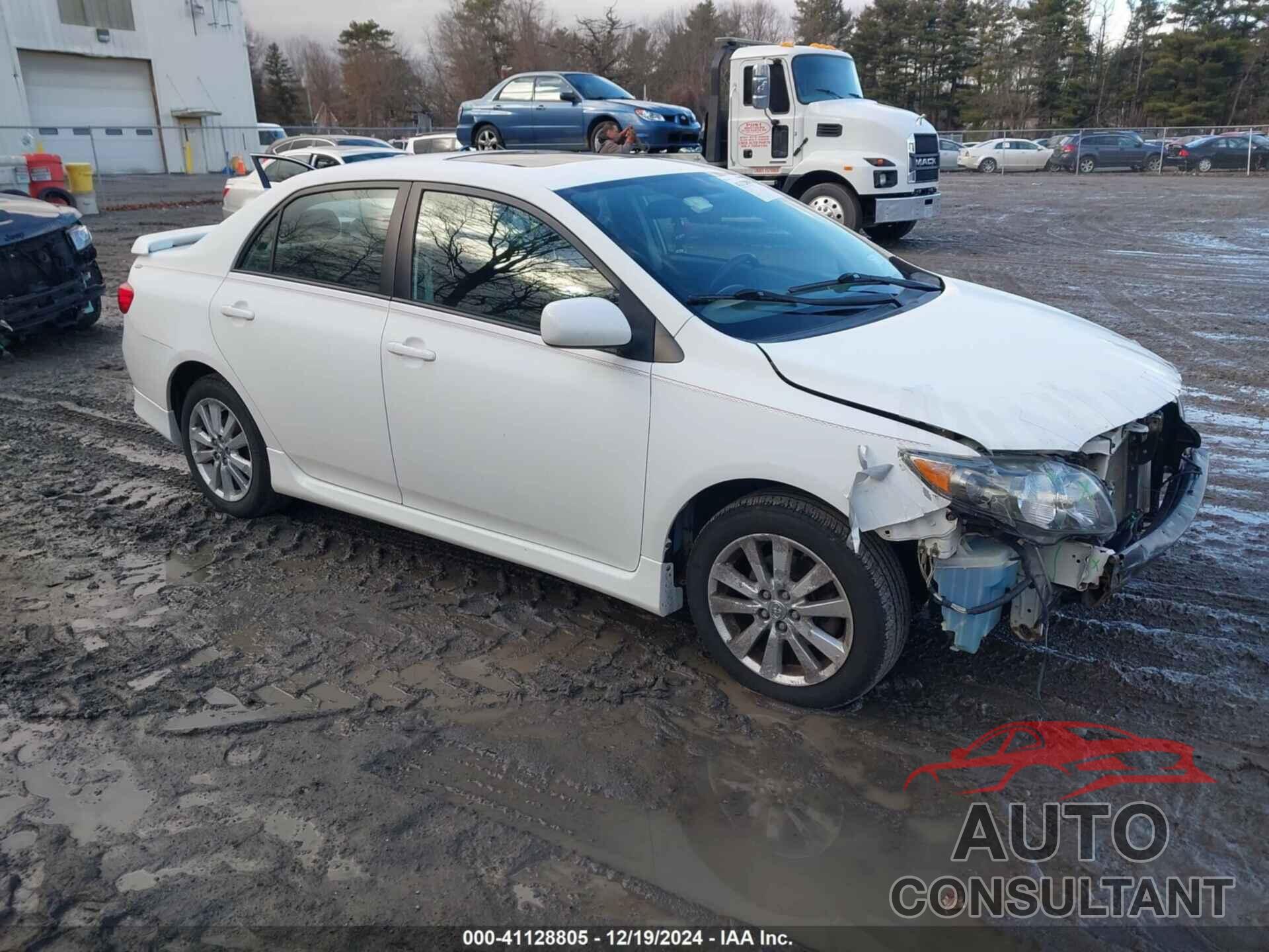 TOYOTA COROLLA 2009 - 2T1BU40E49C077277