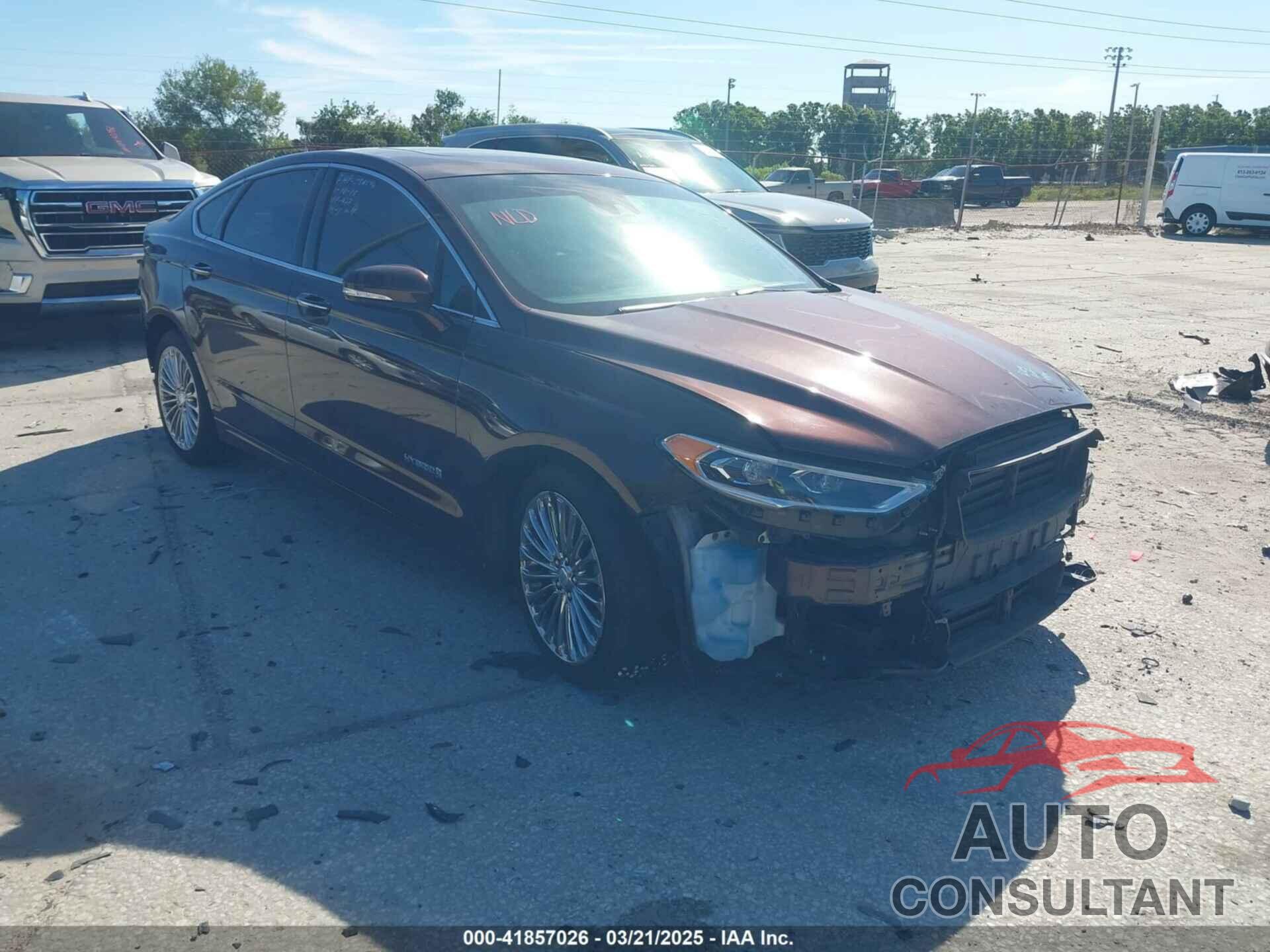 FORD FUSION HYBRID 2019 - 3FA6P0RU2KR123786