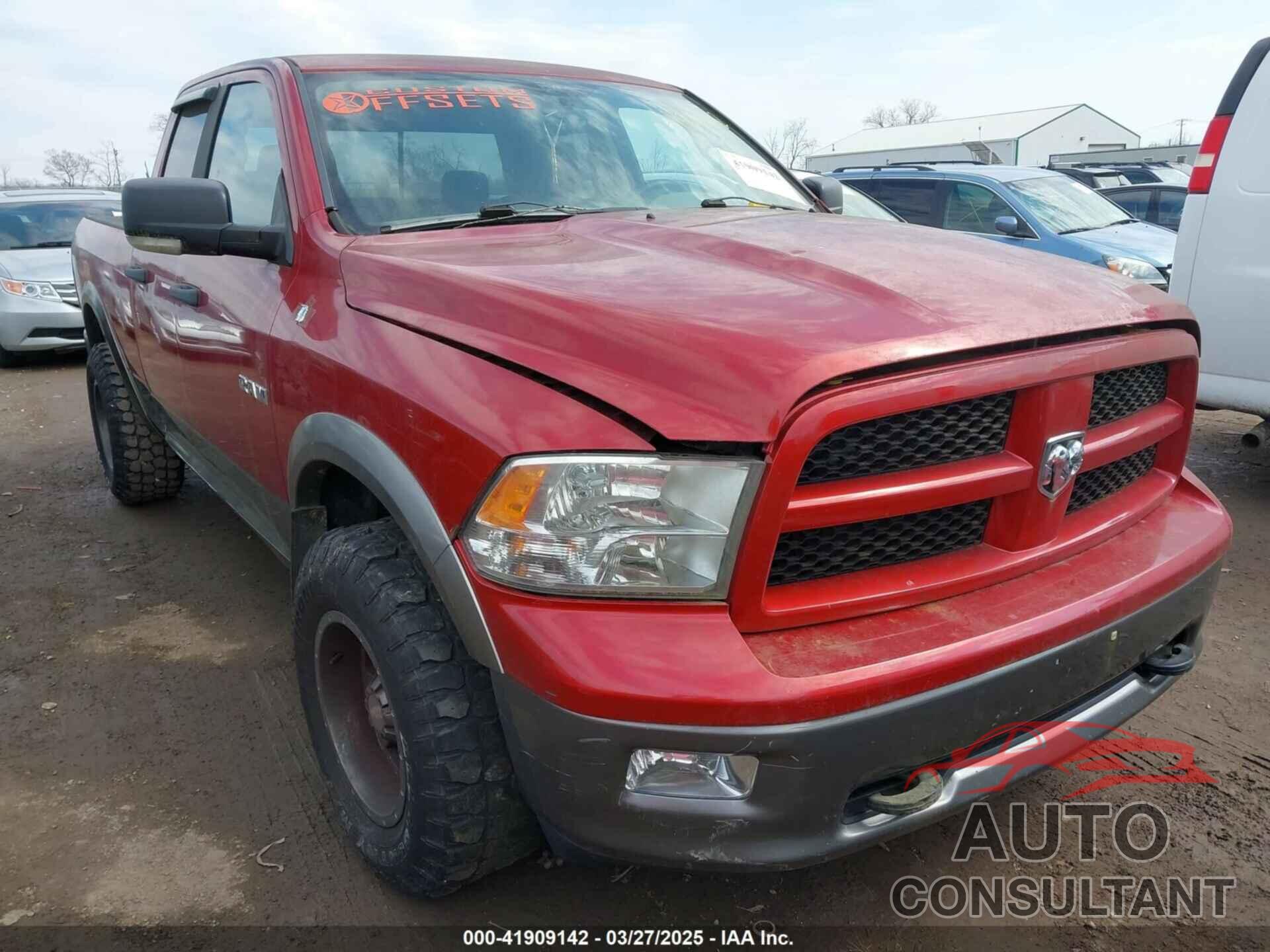 DODGE RAM 1500 2009 - 1D3HV18P89S731716