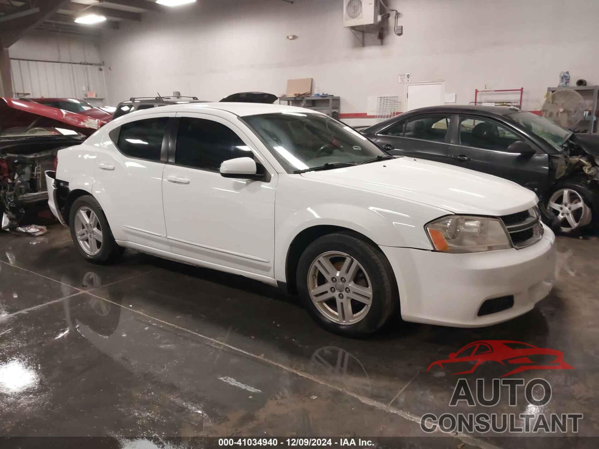 DODGE AVENGER 2012 - 1C3CDZCB6CN156266