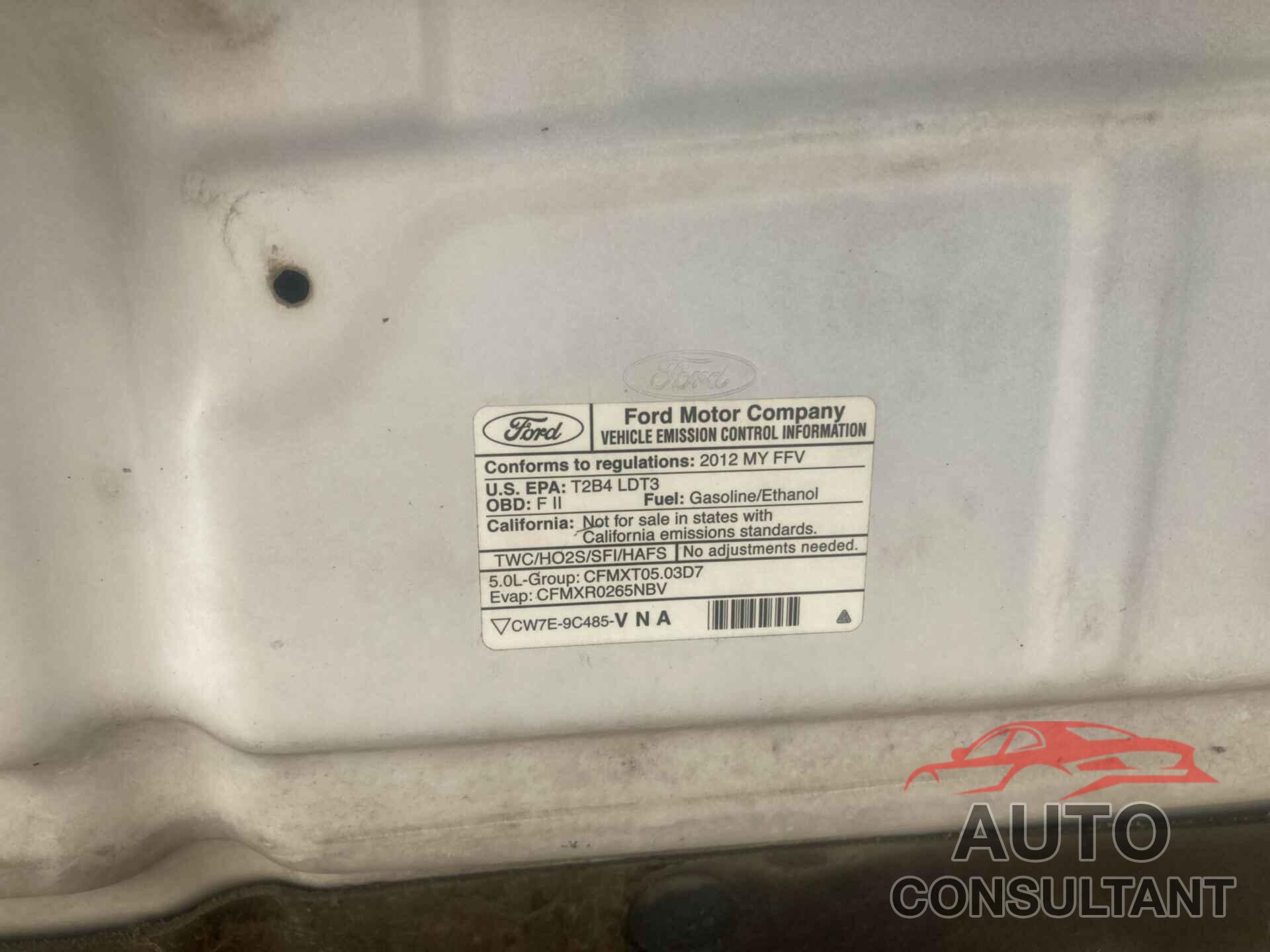FORD F150 2012 - 1FTNF1CF7CKD62121
