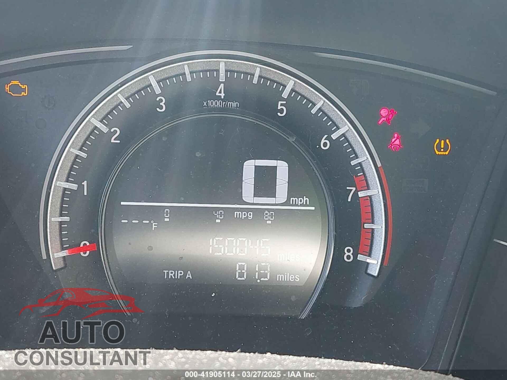 HONDA CIVIC 2017 - 19XFC2F52HE012900