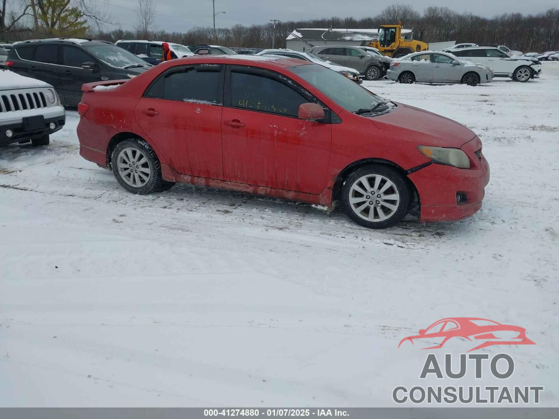 TOYOTA COROLLA 2009 - 2T1BU40E89C035940