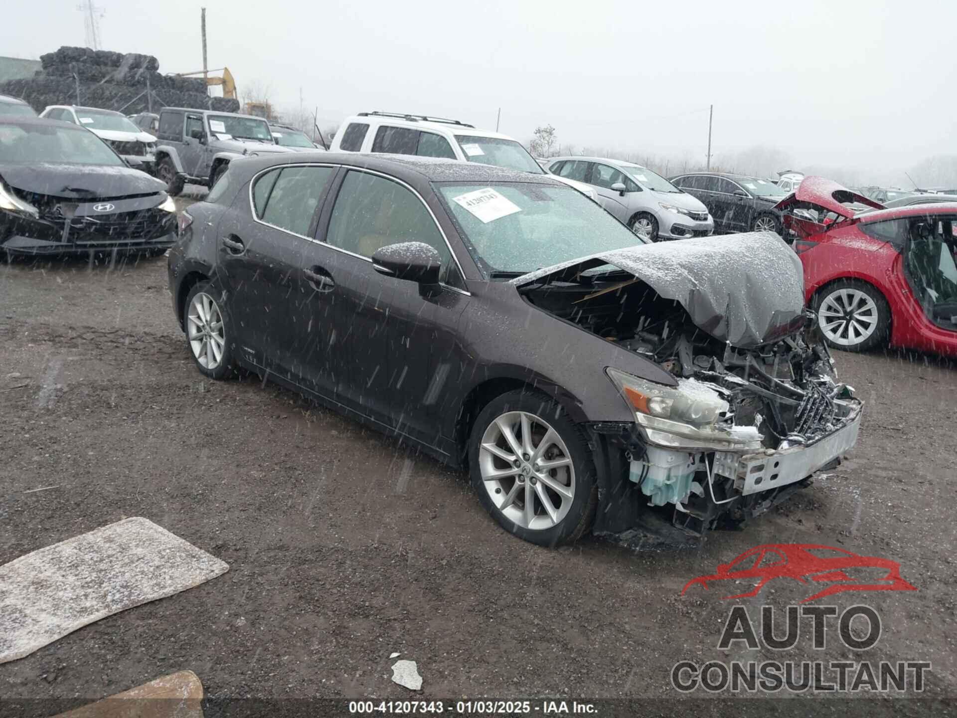LEXUS CT 200H 2012 - JTHKD5BH6C2100298