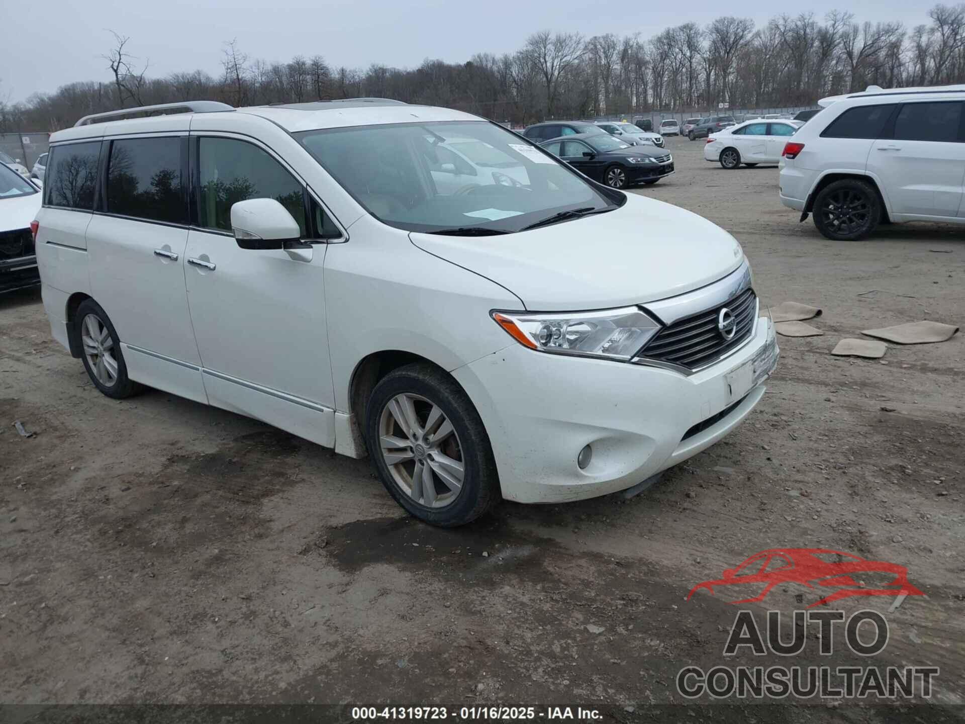 NISSAN QUEST 2012 - JN8AE2KP9C9034230