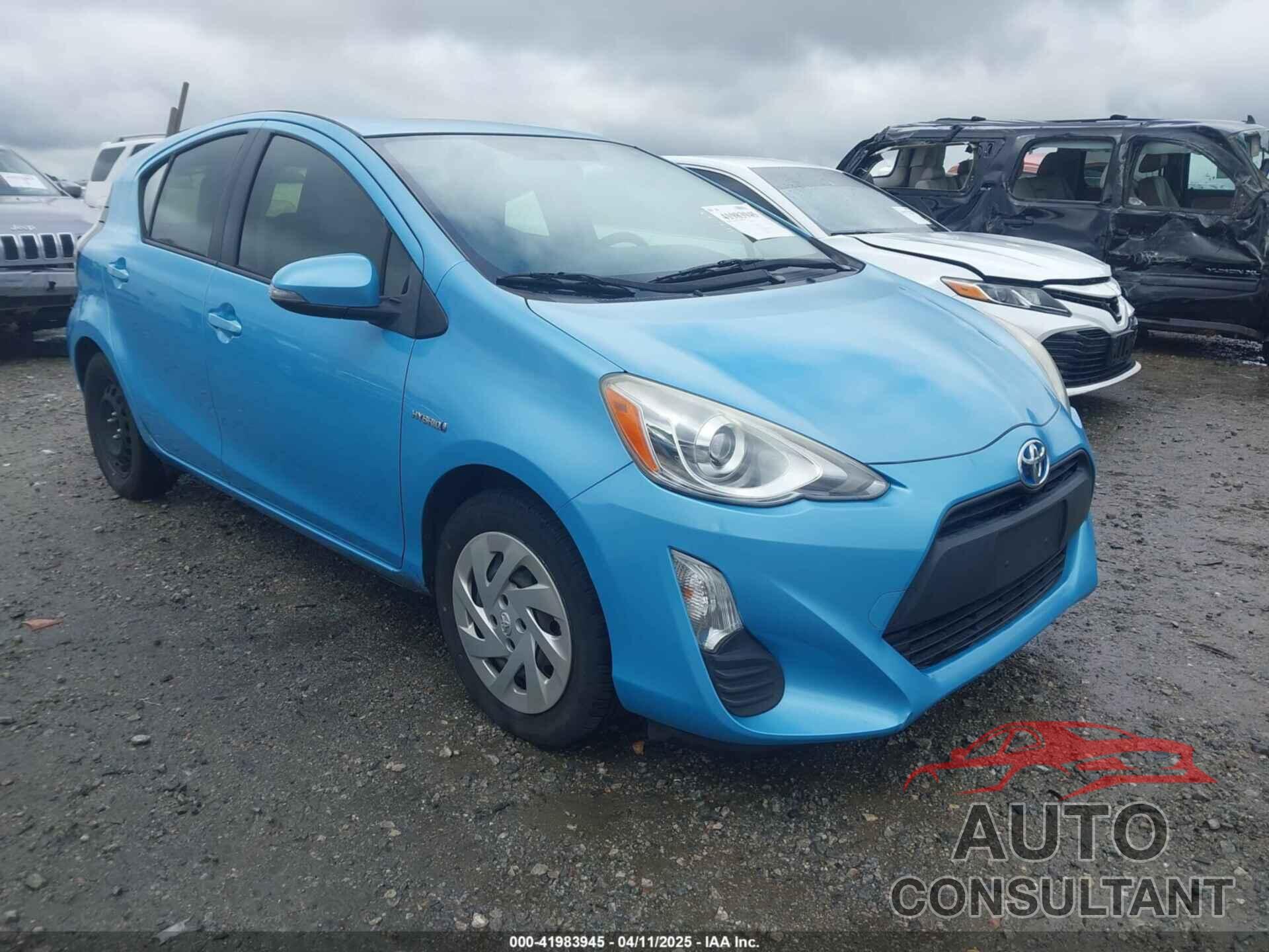 TOYOTA PRIUS C 2016 - JTDKDTB35G1134691