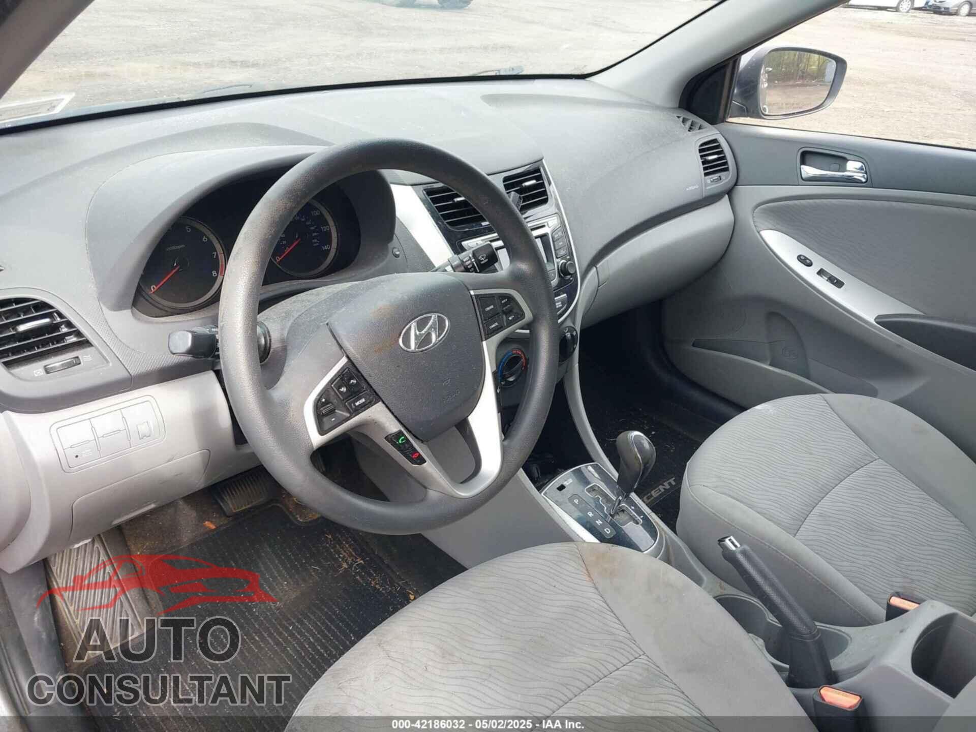 HYUNDAI ACCENT 2014 - KMHCU4AE9EU761298
