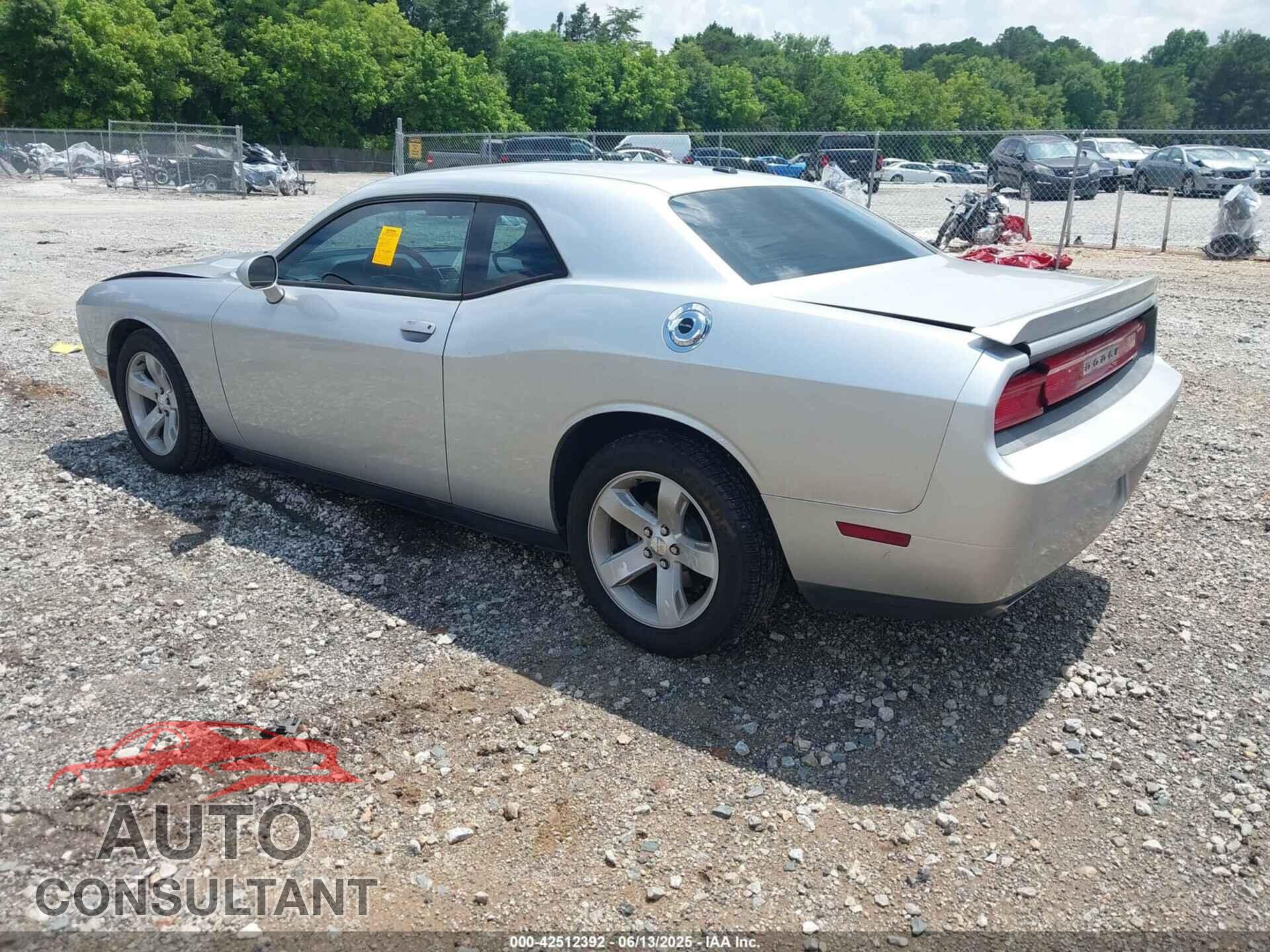 DODGE CHALLENGER 2012 - 2C3CDYAG3CH243592