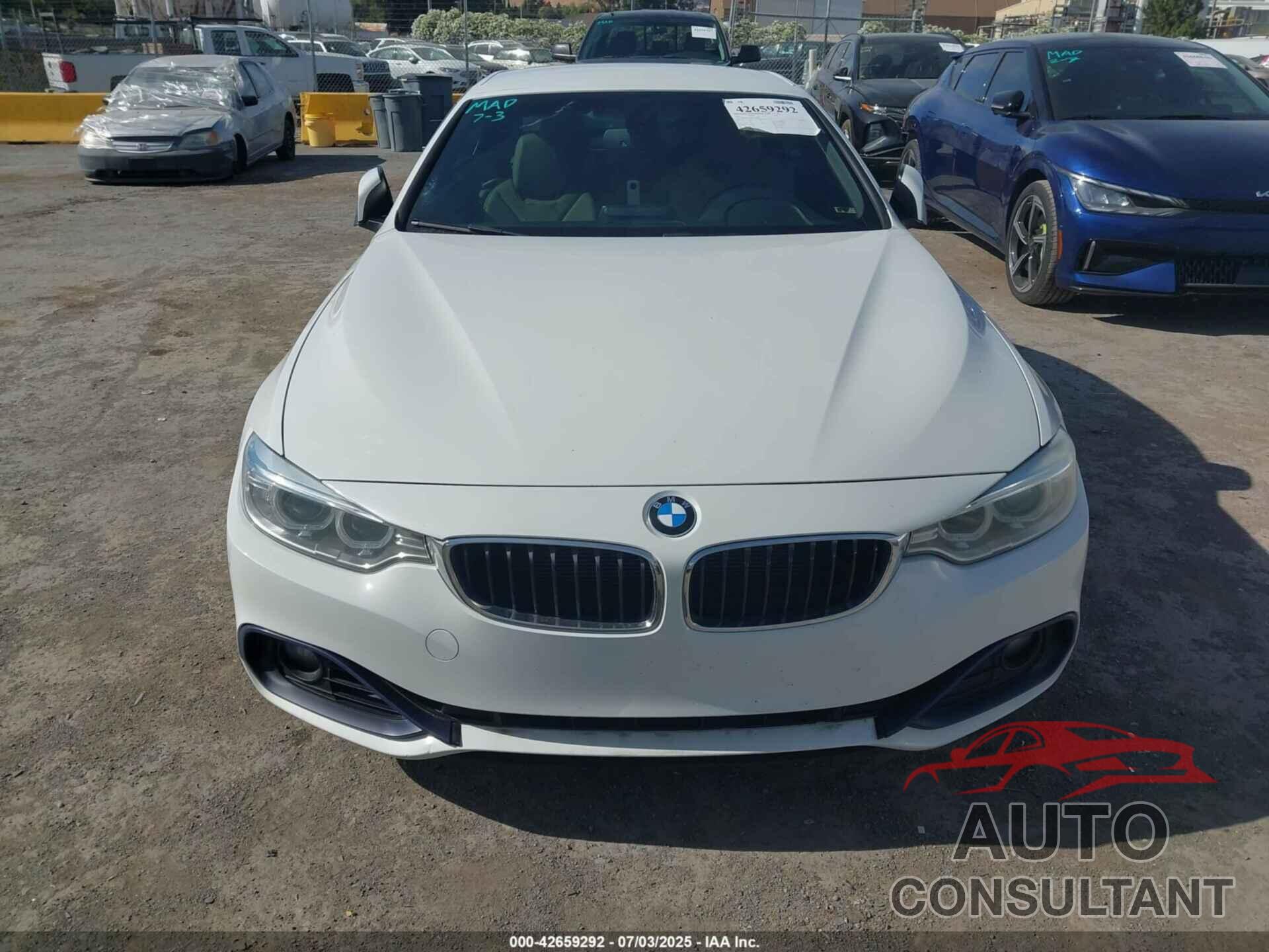 BMW 428I 2016 - WBA3V7C59G5A25524