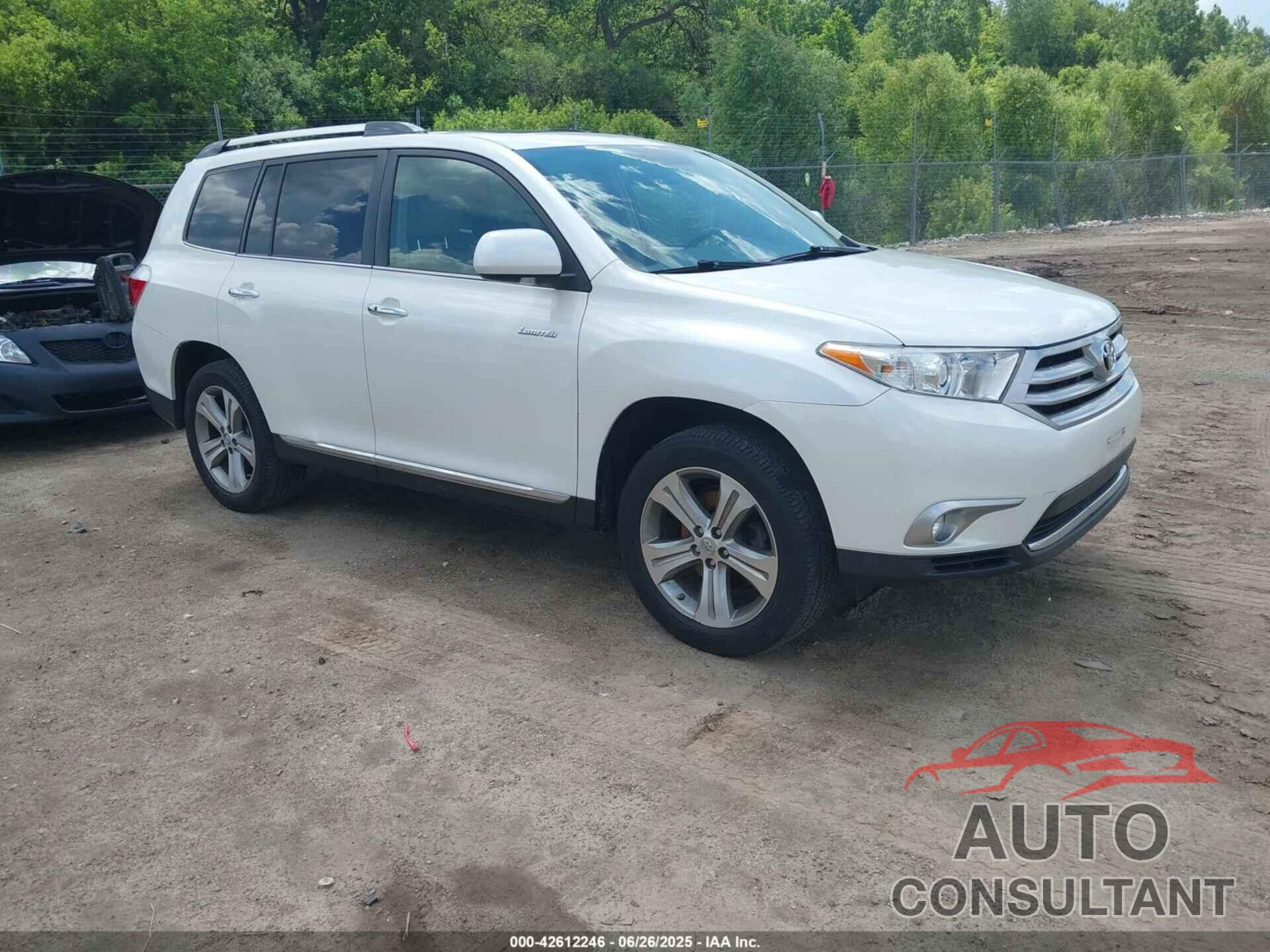 TOYOTA HIGHLANDER 2011 - 5TDDK3EH6BS081646