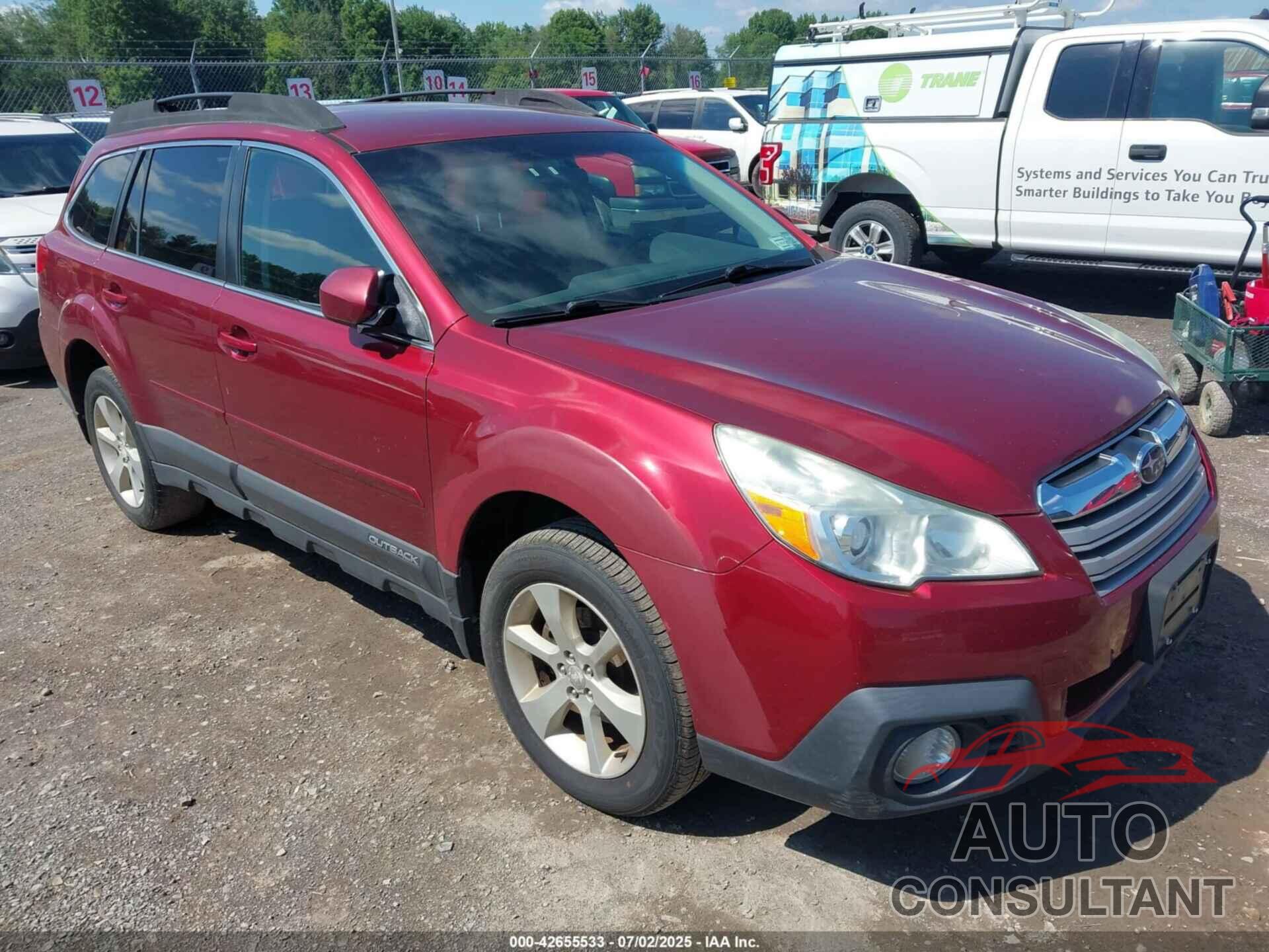SUBARU OUTBACK 2013 - 4S4BRBCC6D3271788
