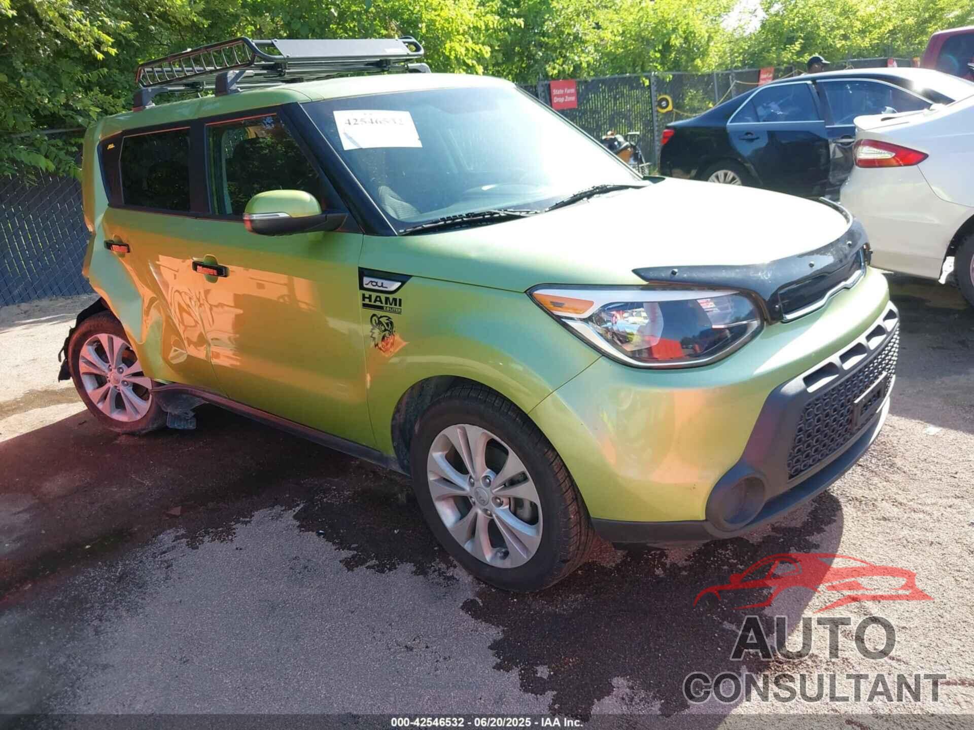 KIA SOUL 2014 - KNDJP3A53E7708964